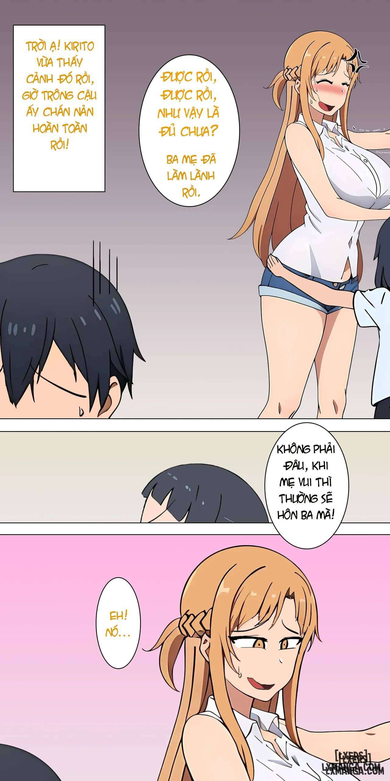 HentaiVN.net - Ảnh 10 - Asuna family - Chap 1