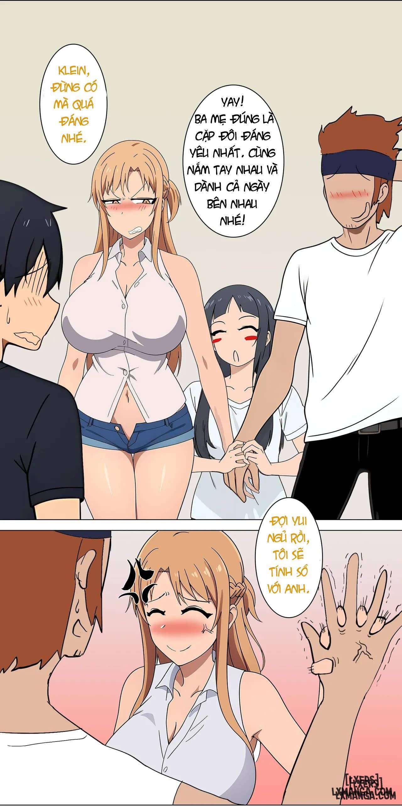 HentaiVN.net - Ảnh 12 - Asuna family - Chap 1