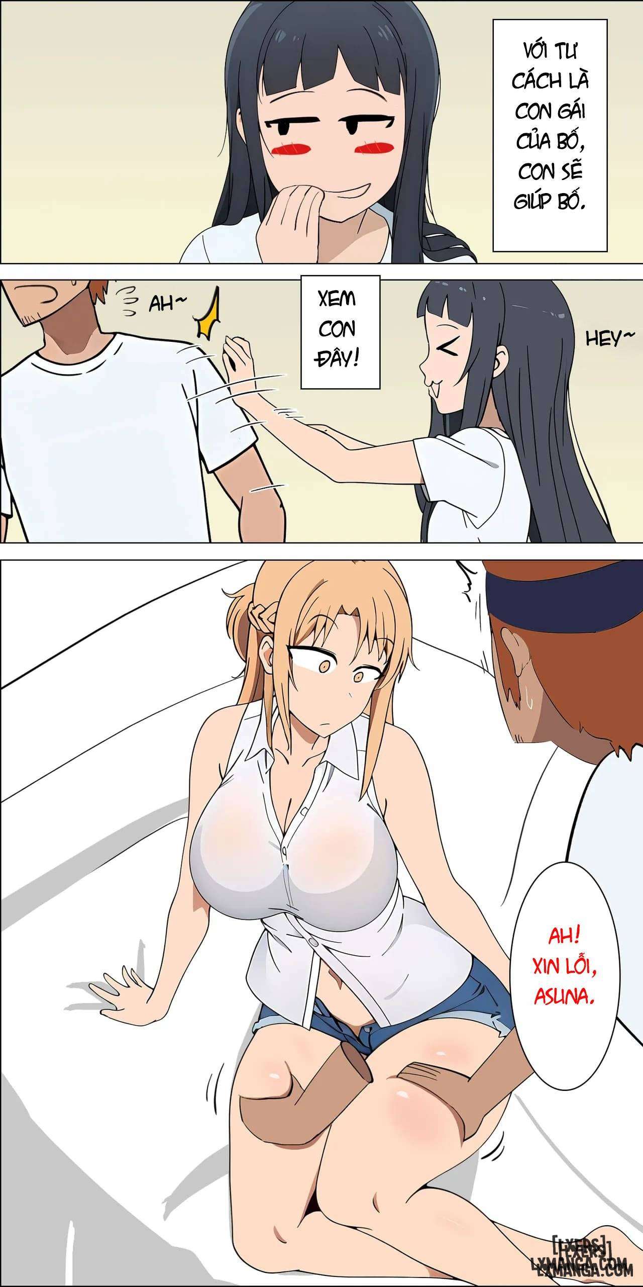 HentaiVN.net - Ảnh 3 - Asuna family - Chap 1