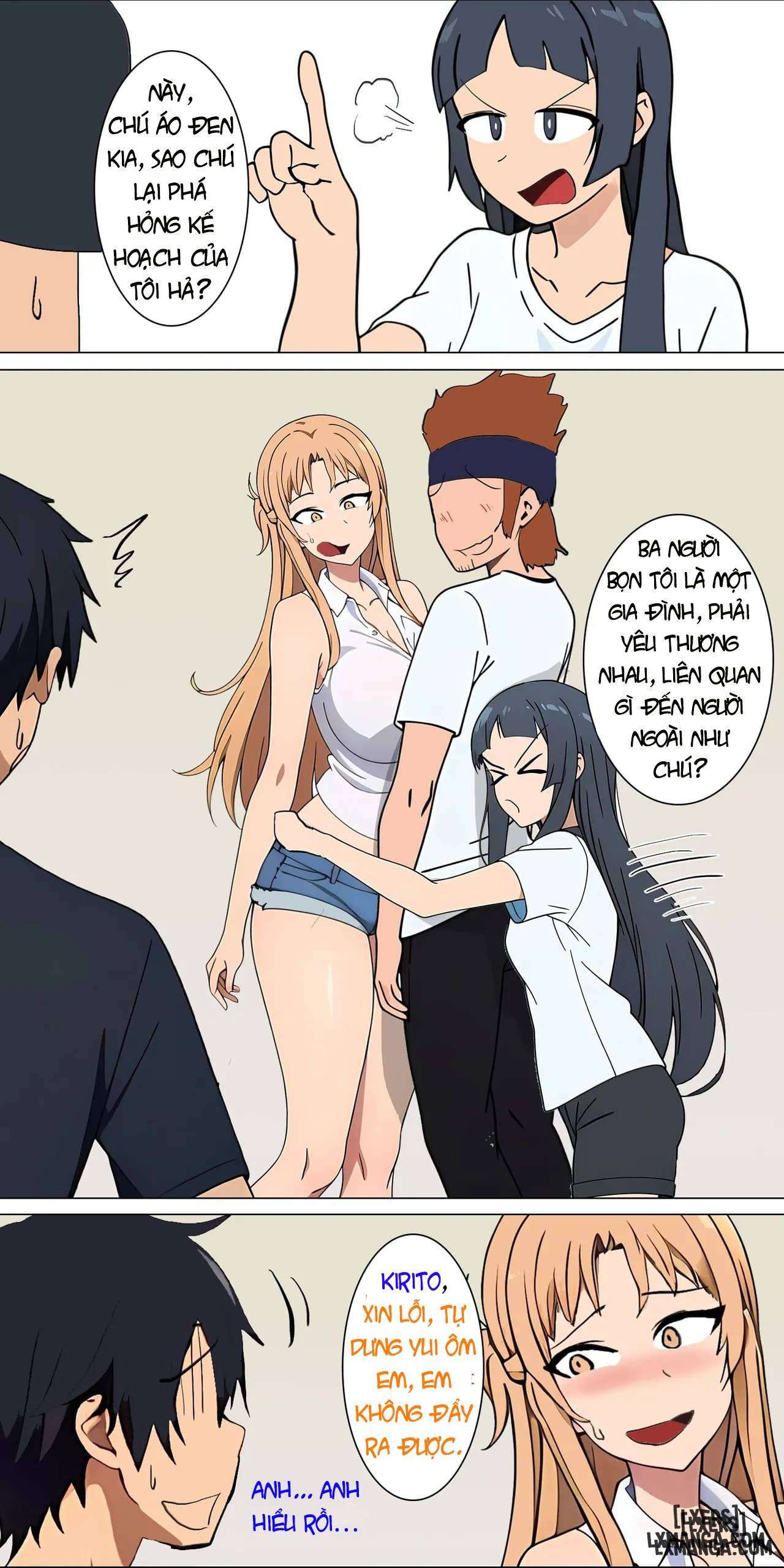 HentaiVN.net - Ảnh 7 - Asuna family - Chap 1