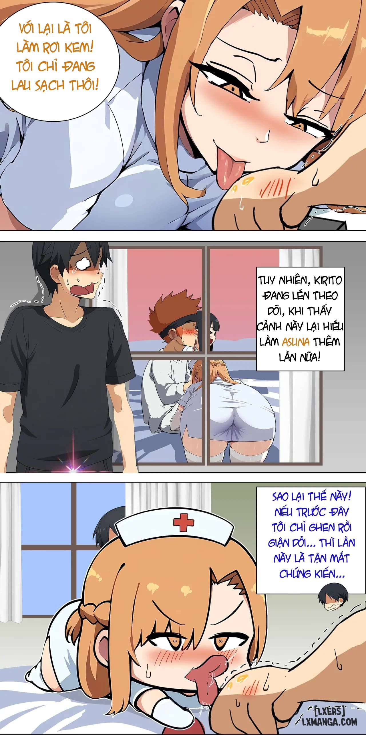 HentaiVN.net - Ảnh 29 - Asuna family - Chap 3