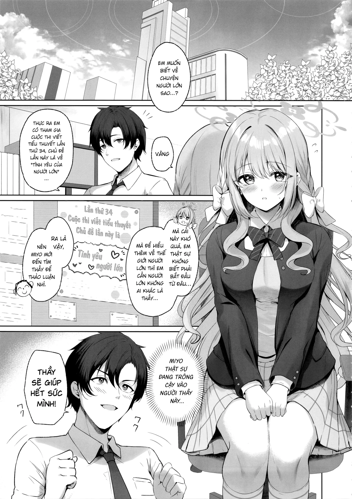 HentaiVN.net - Ảnh 3 - Tất cả là lỗi tại thầy đấy - Chap 1