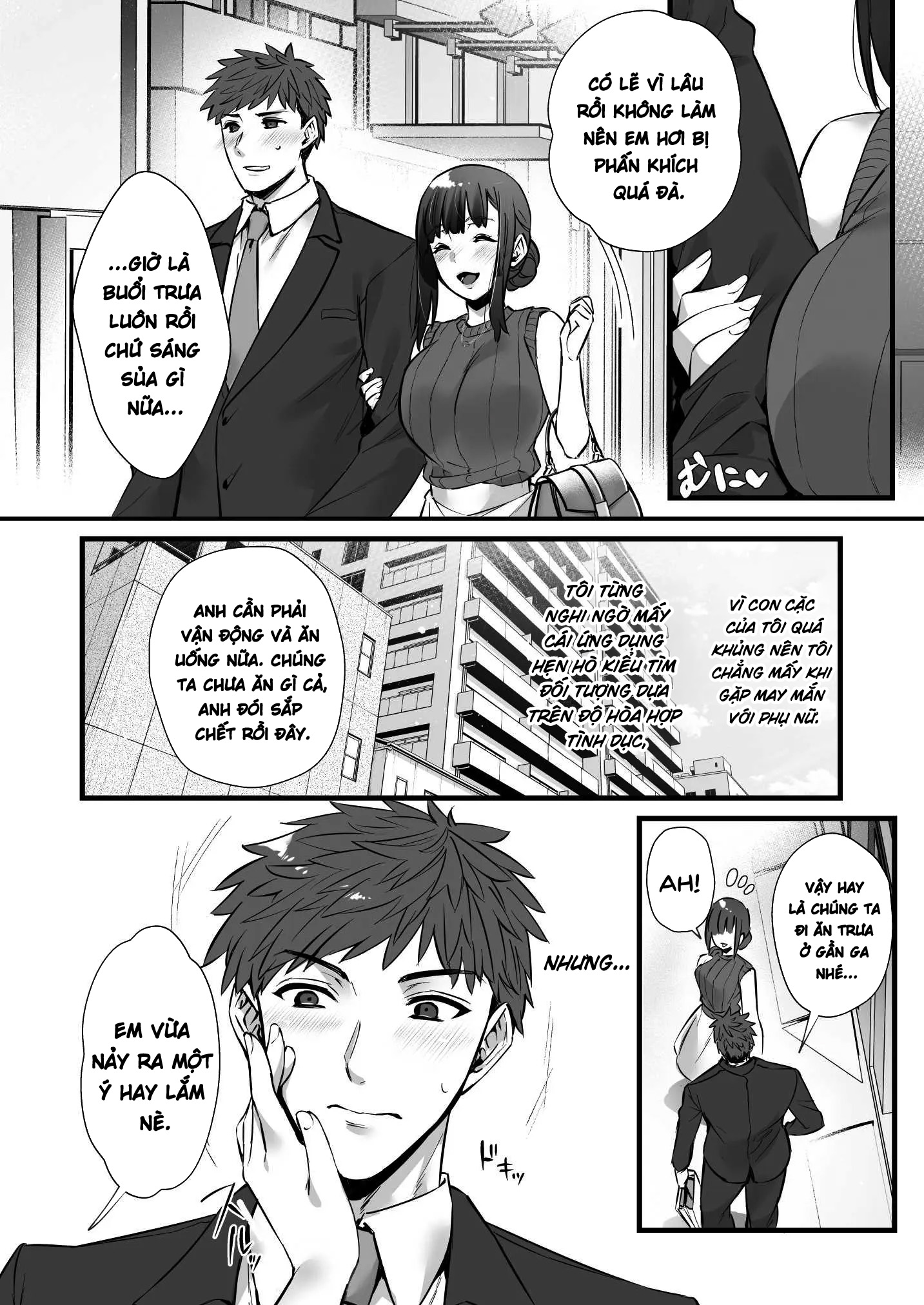 HentaiVN.net - Ảnh 41 - Chinpo no Dekai Ore ga MatchApp de Aishou Saikou na Dosukebe Onna to Deattara - Chap 2