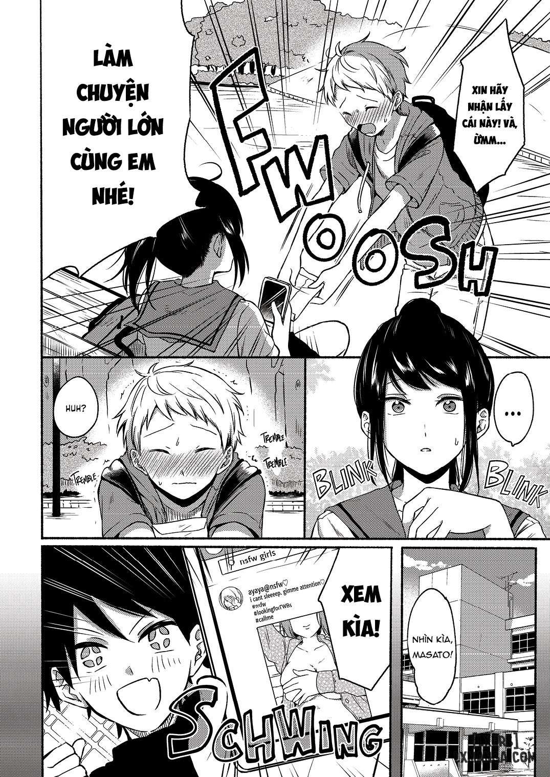 HentaiVN.net - Ảnh 3 - My First Orgasm: Lovey-Dovey Sex with a Girl Who Runs @#NSFW Account - Chap 1