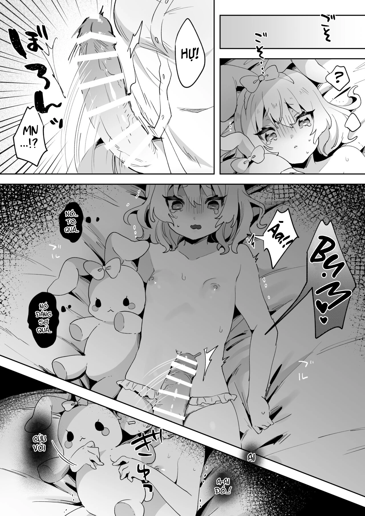 HentaiVN.net - Ảnh 12 - Cô bé bỏ nhà và chị gái futa - Chap 1