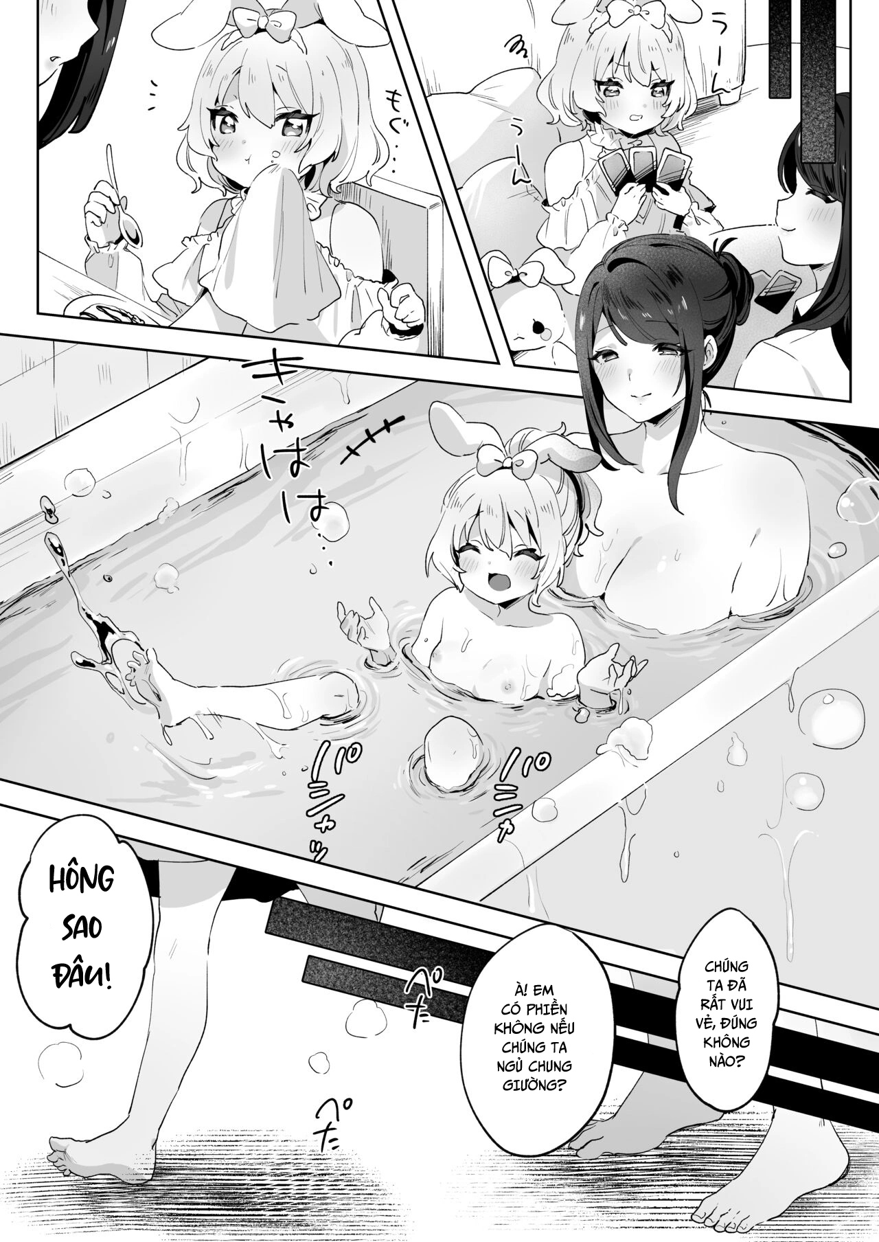 HentaiVN.net - Ảnh 4 - Cô bé bỏ nhà và chị gái futa - Chap 1