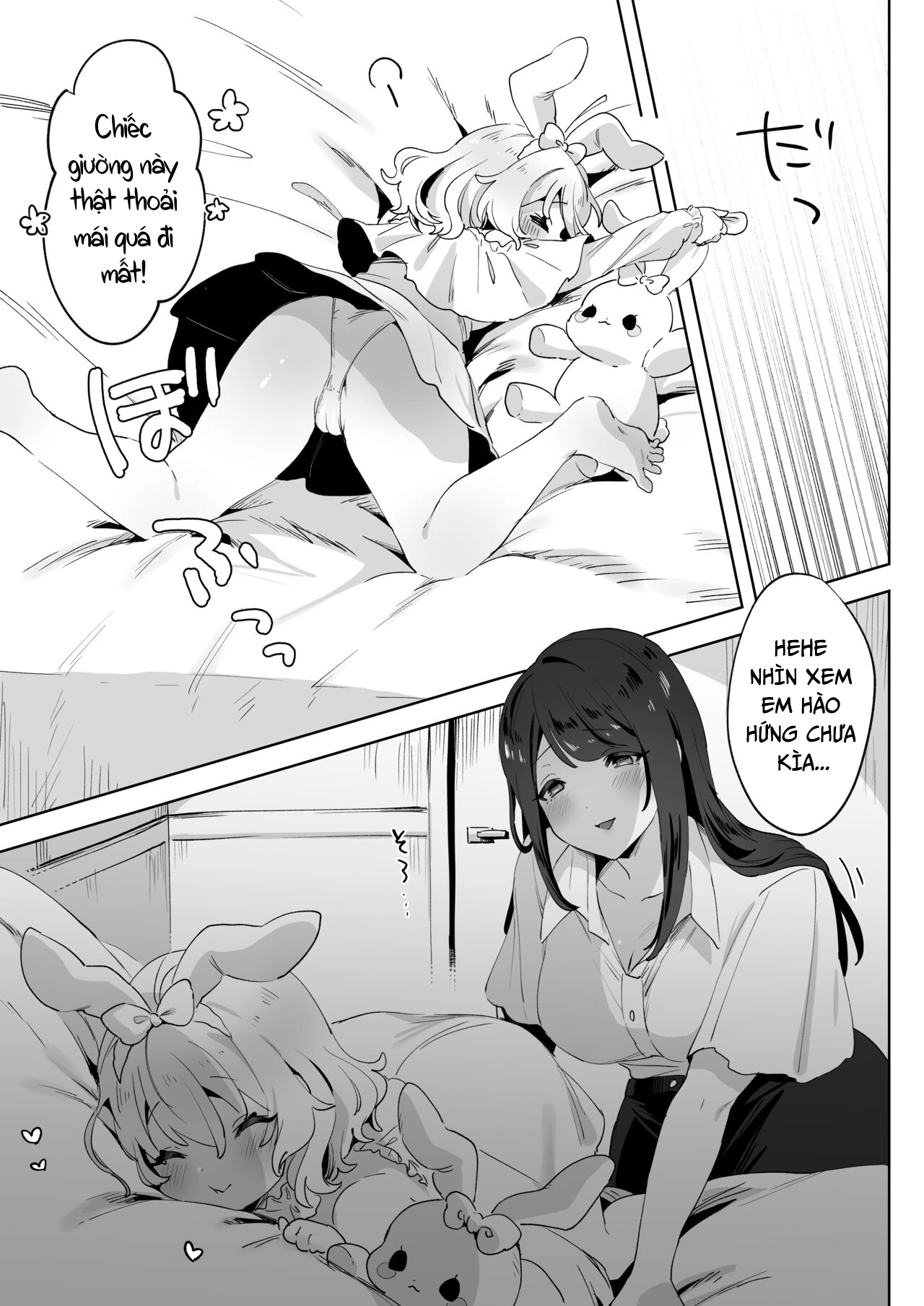 HentaiVN.net - Ảnh 5 - Cô bé bỏ nhà và chị gái futa - Chap 1