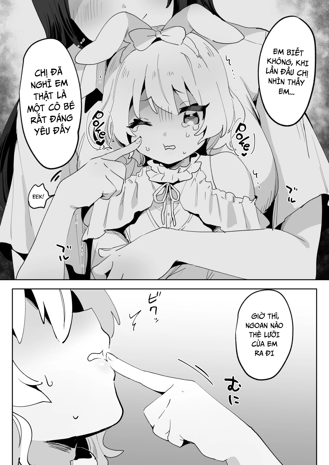 HentaiVN.net - Ảnh 8 - Cô bé bỏ nhà và chị gái futa - Chap 1