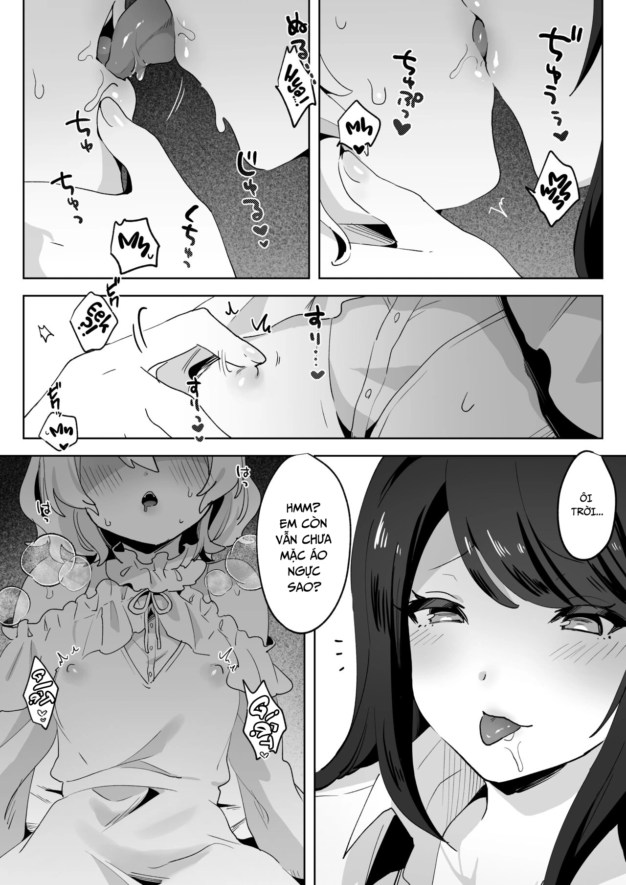 HentaiVN.net - Ảnh 9 - Cô bé bỏ nhà và chị gái futa - Chap 1