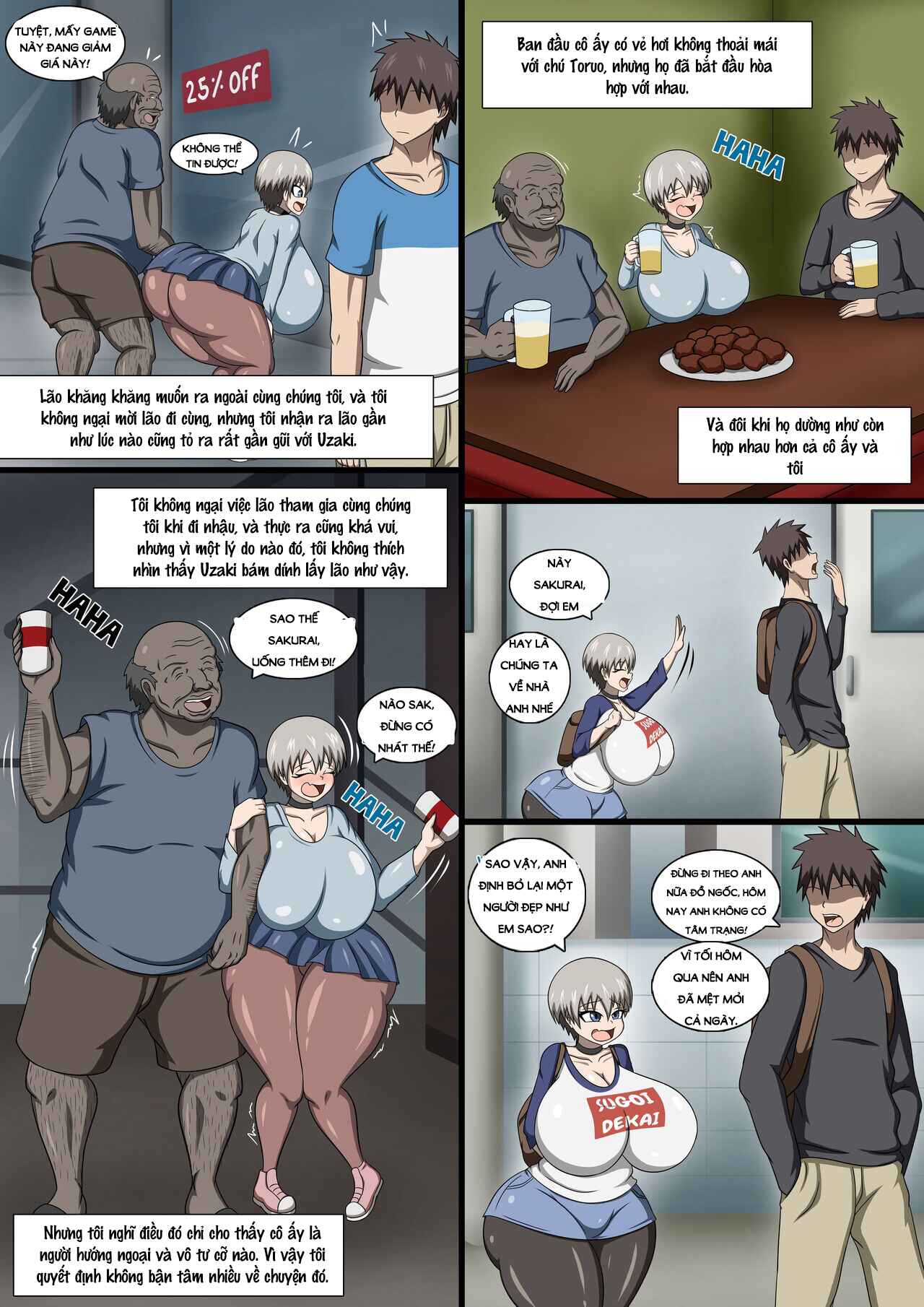 HentaiVN.net - Ảnh 4 - NTR Uzaki-chan's Secret - Chap 1