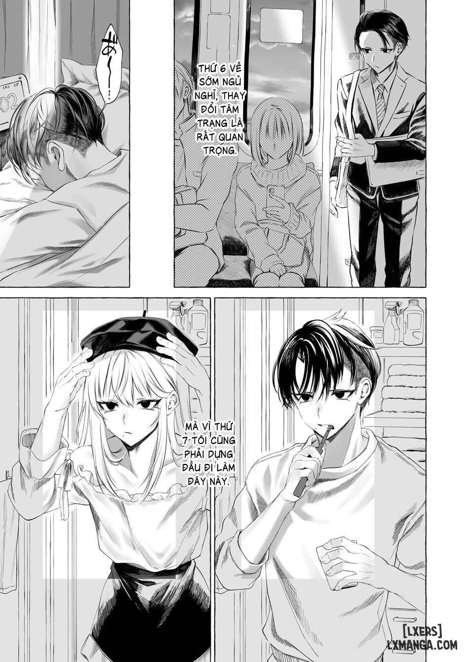 HentaiVN.net - Ảnh 4 - Josou DeliHeal Yondara, Kaisha no Joushi ga Kita - Chap 1