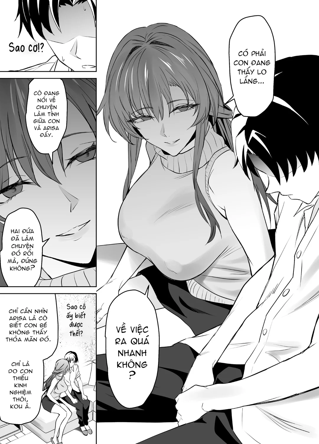 HentaiVN.net - Ảnh 6 - Thỏa thuận với Mẹ bạn gái - Chap 1