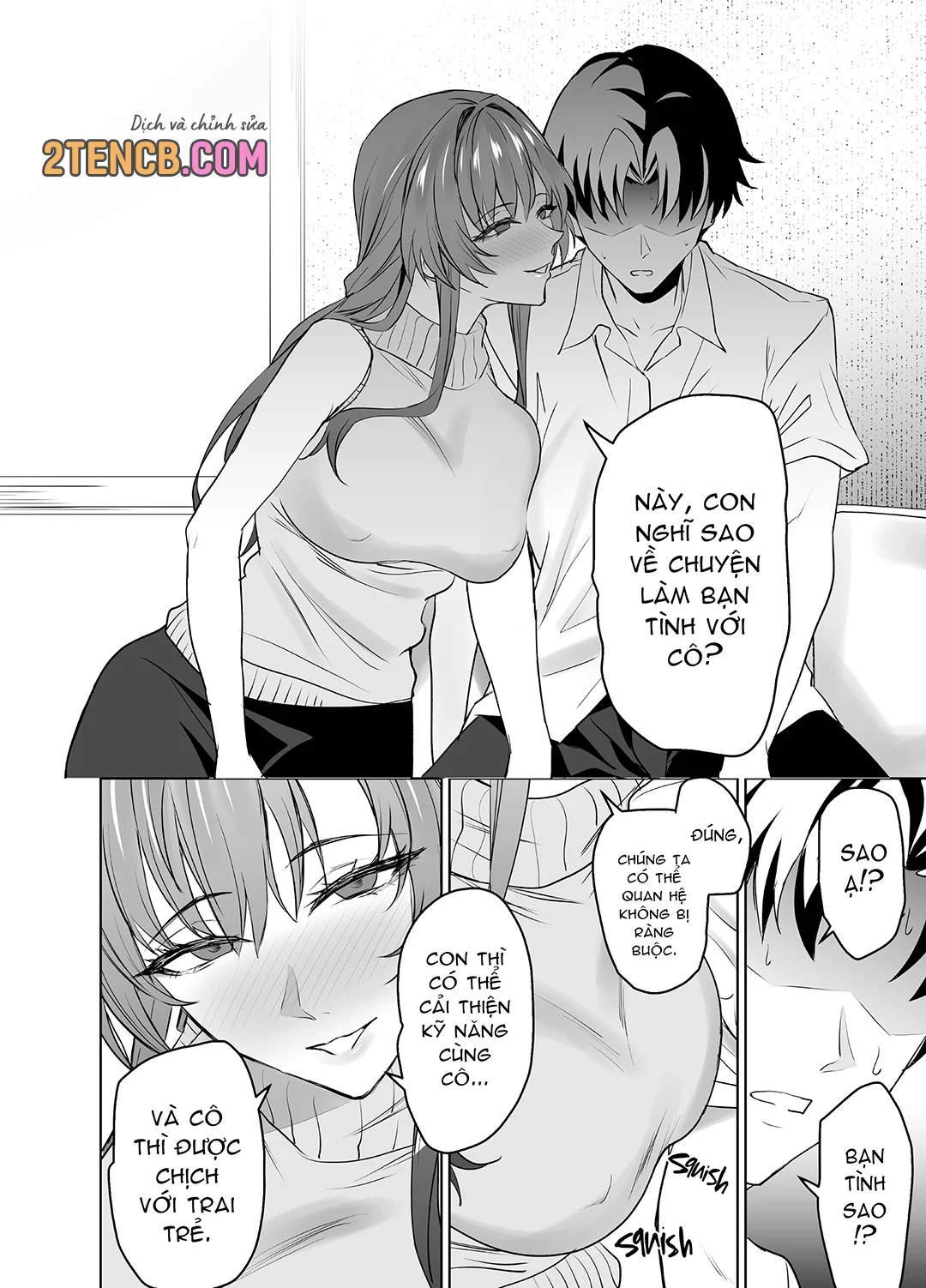 HentaiVN.net - Ảnh 7 - Thỏa thuận với Mẹ bạn gái - Chap 1