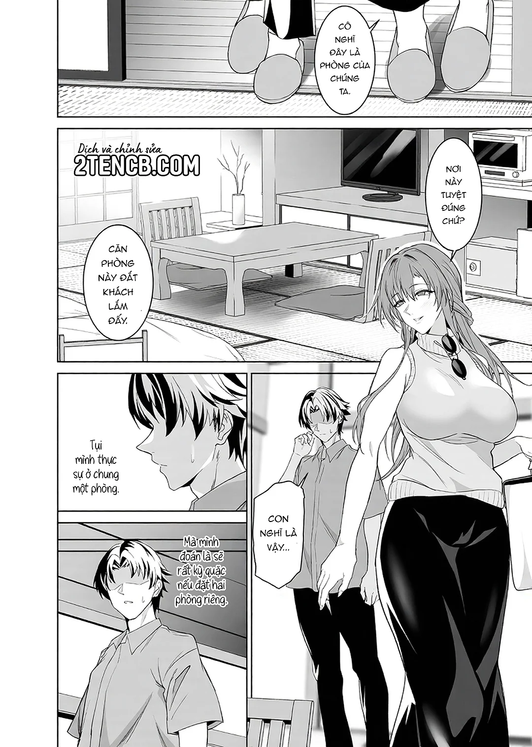 HentaiVN.net - Ảnh 10 - Thỏa thuận với Mẹ bạn gái - Chap 2