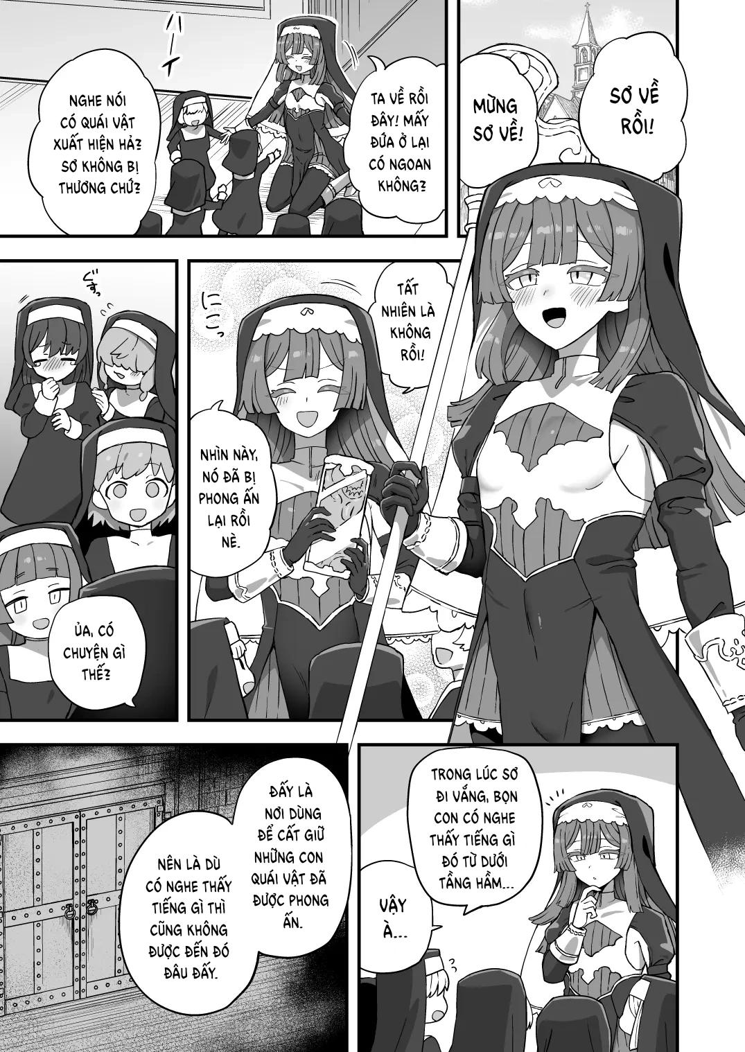 HentaiVN.net - Ảnh 3 - Bí mật của sơ - Chap 1
