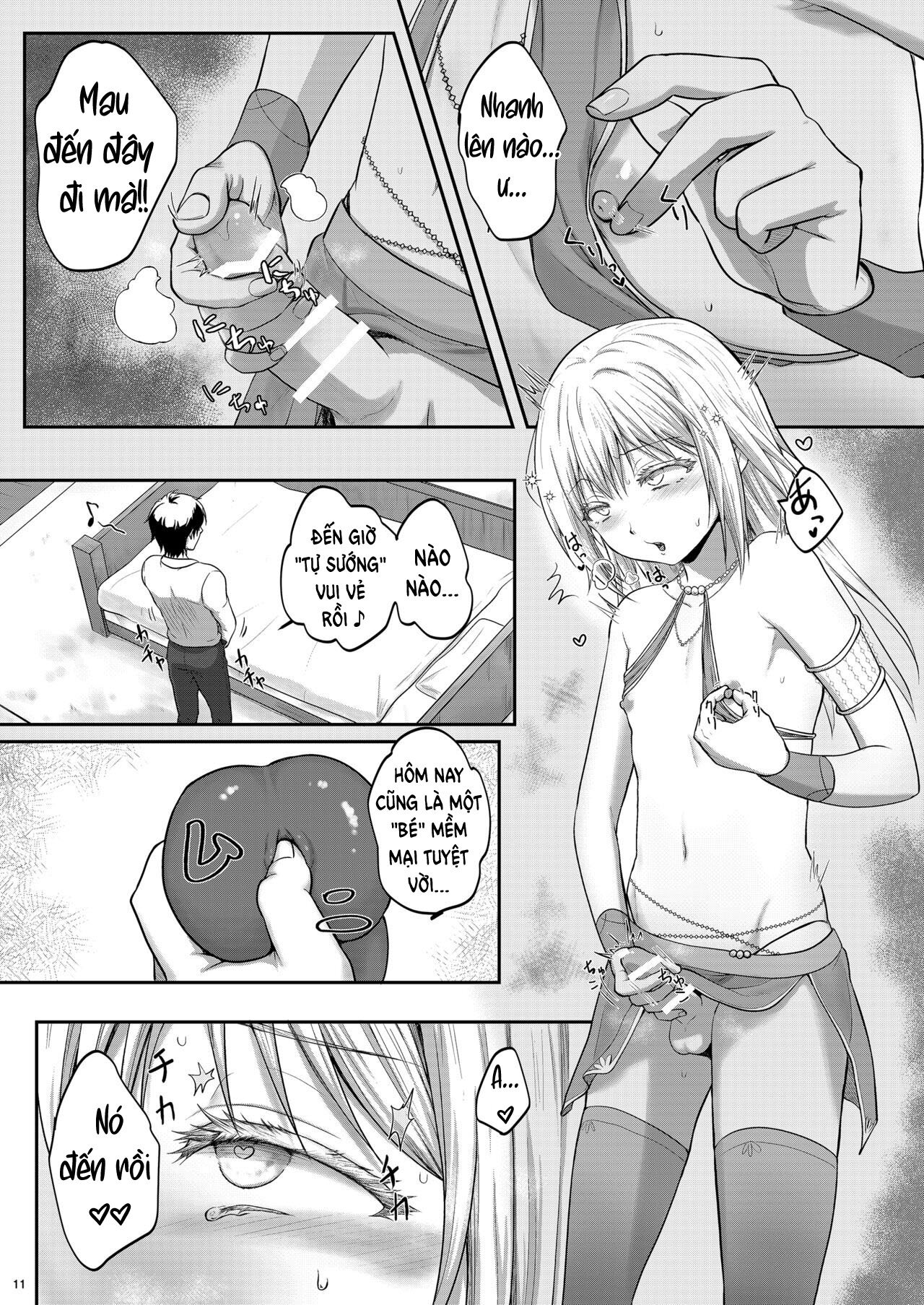 HentaiVN.net - Ảnh 12 - Lỗ đít của mình kết nối với món đồ chơi ma thuật sao!? - Chap 1