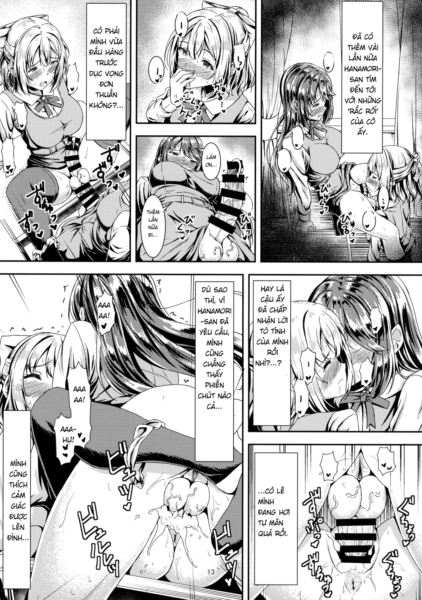 HentaiVN.net - Ảnh 13 - Kurokami LONG Futanari-chan to Jyunai SEX ga Shitaii! - Oneshot