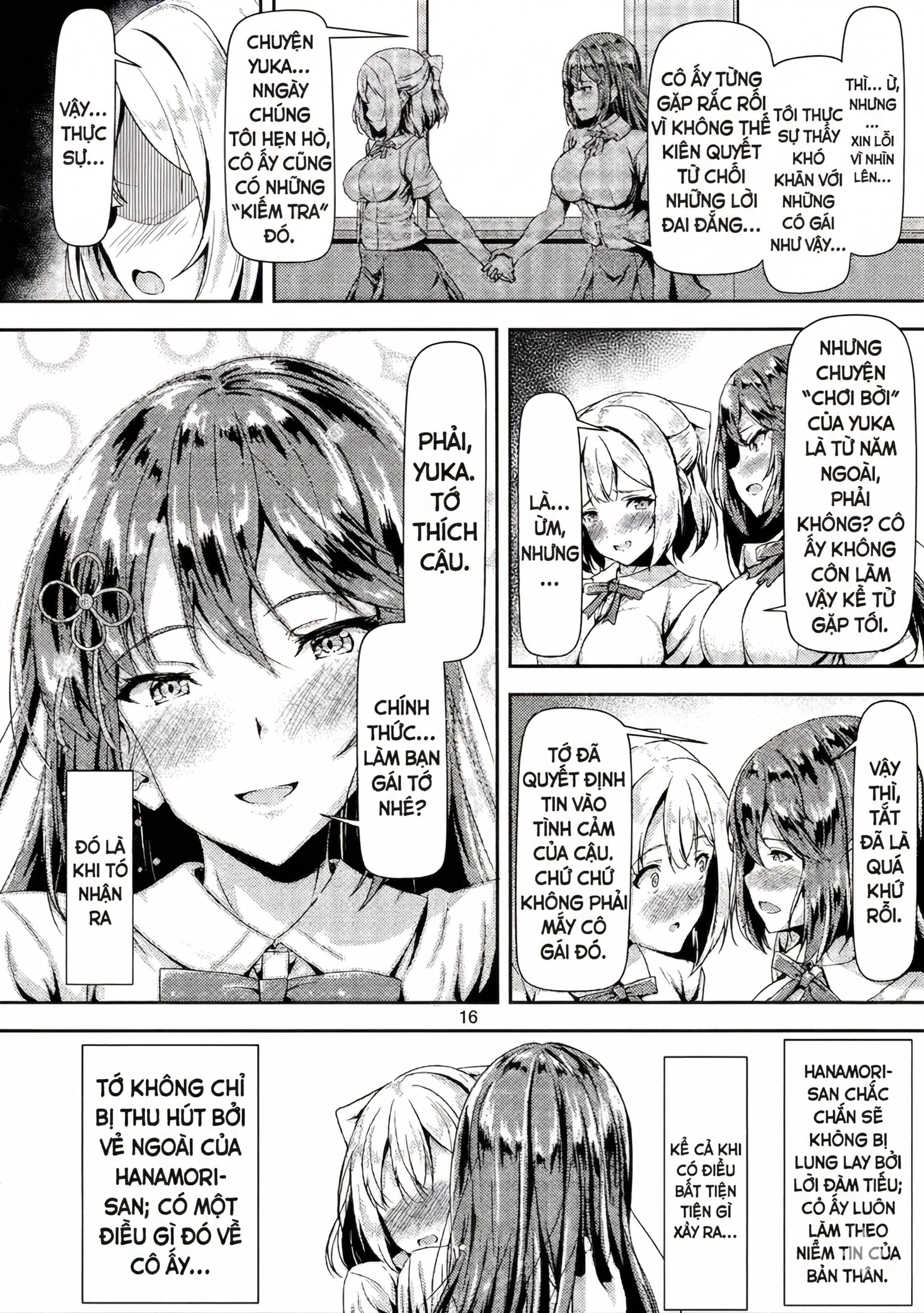 HentaiVN.net - Ảnh 16 - Kurokami LONG Futanari-chan to Jyunai SEX ga Shitaii! - Oneshot