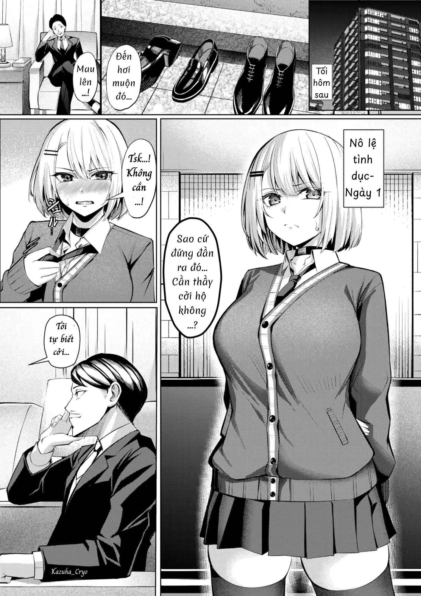 HentaiVN.net - Ảnh 12 - Nữ sinh cá biệt...! - Chap 1
