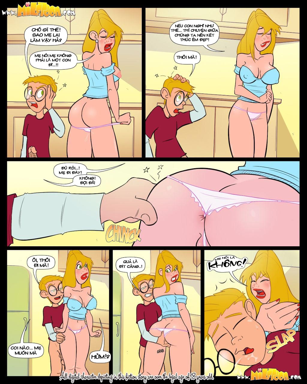 HentaiVN.net - Ảnh 8 - Milky [MILFToon] - Chap 1