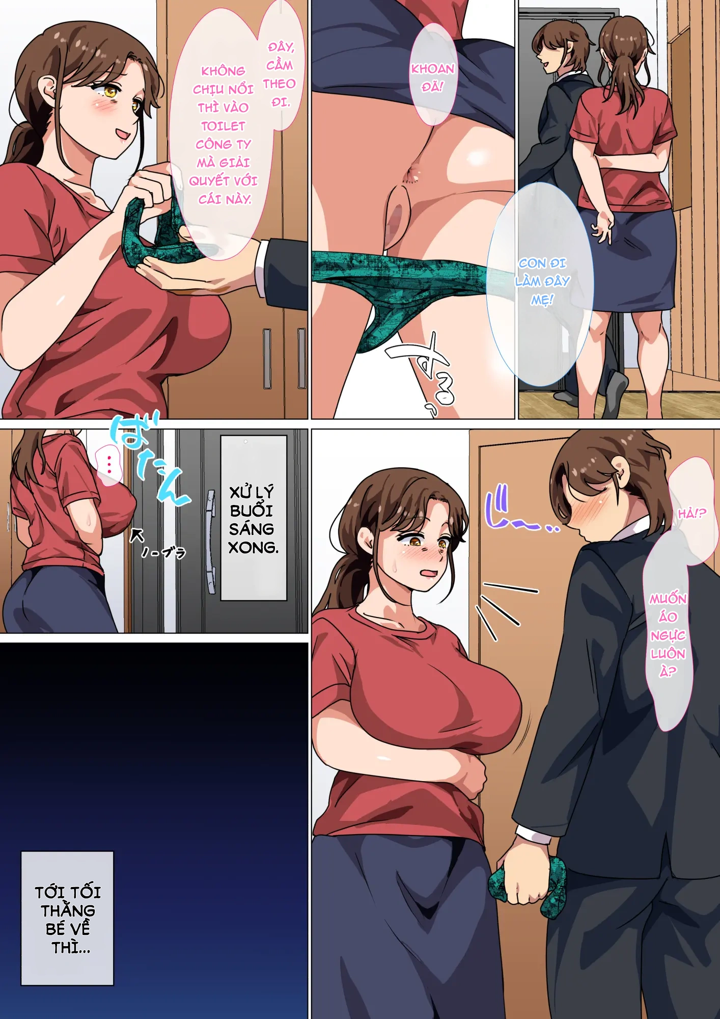 HentaiVN.net - Ảnh 11 - Musuko no Tsuyosugiru Seiyoku o Kaishou Suru no wa Haha no Tsutome desu! - Chap 1