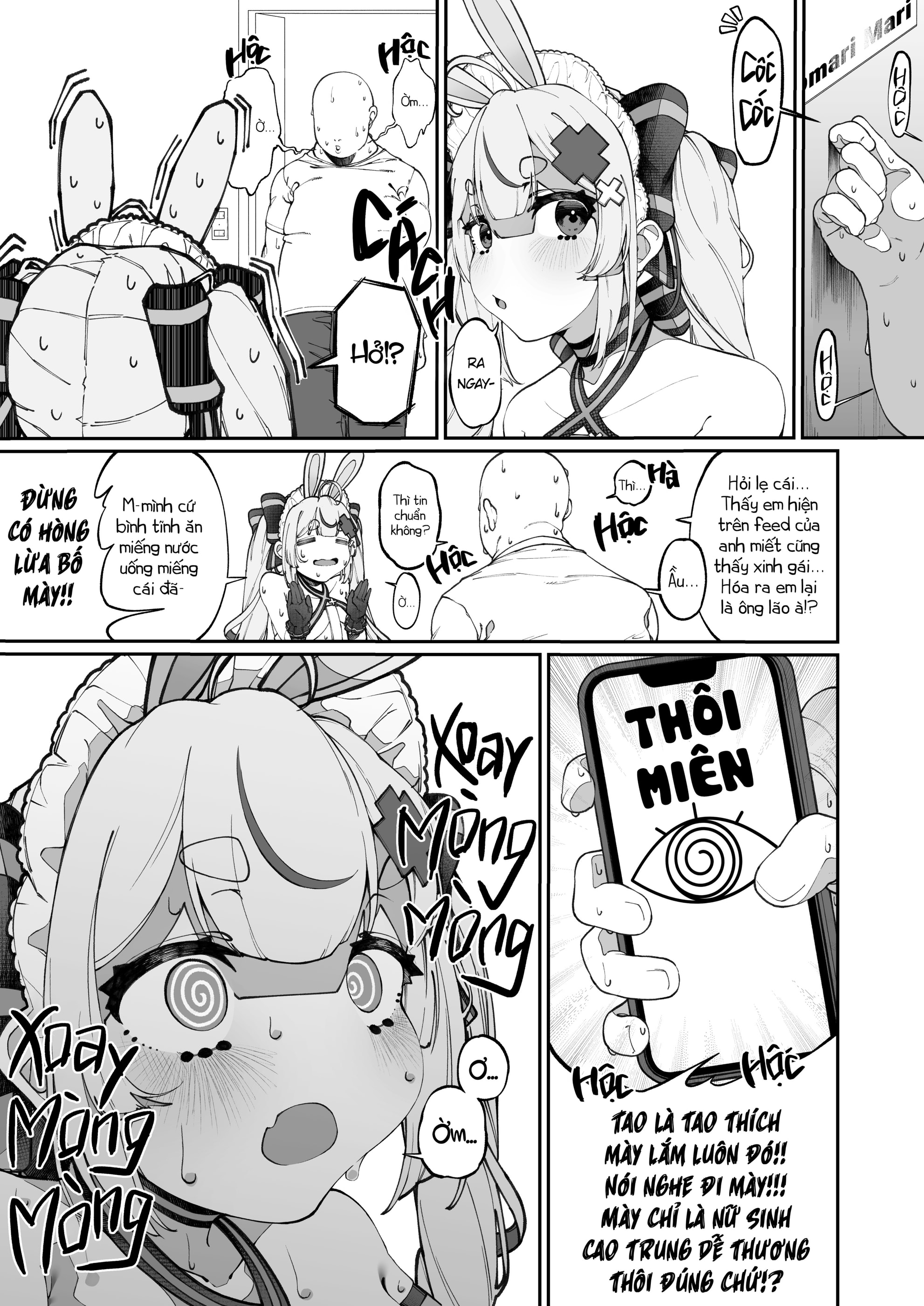 HentaiVN.net - Ảnh 5 - "Chú" Thỏ Nứng Địt Dính Thôi Miên [Không Che, Full SFX] - Chap 1