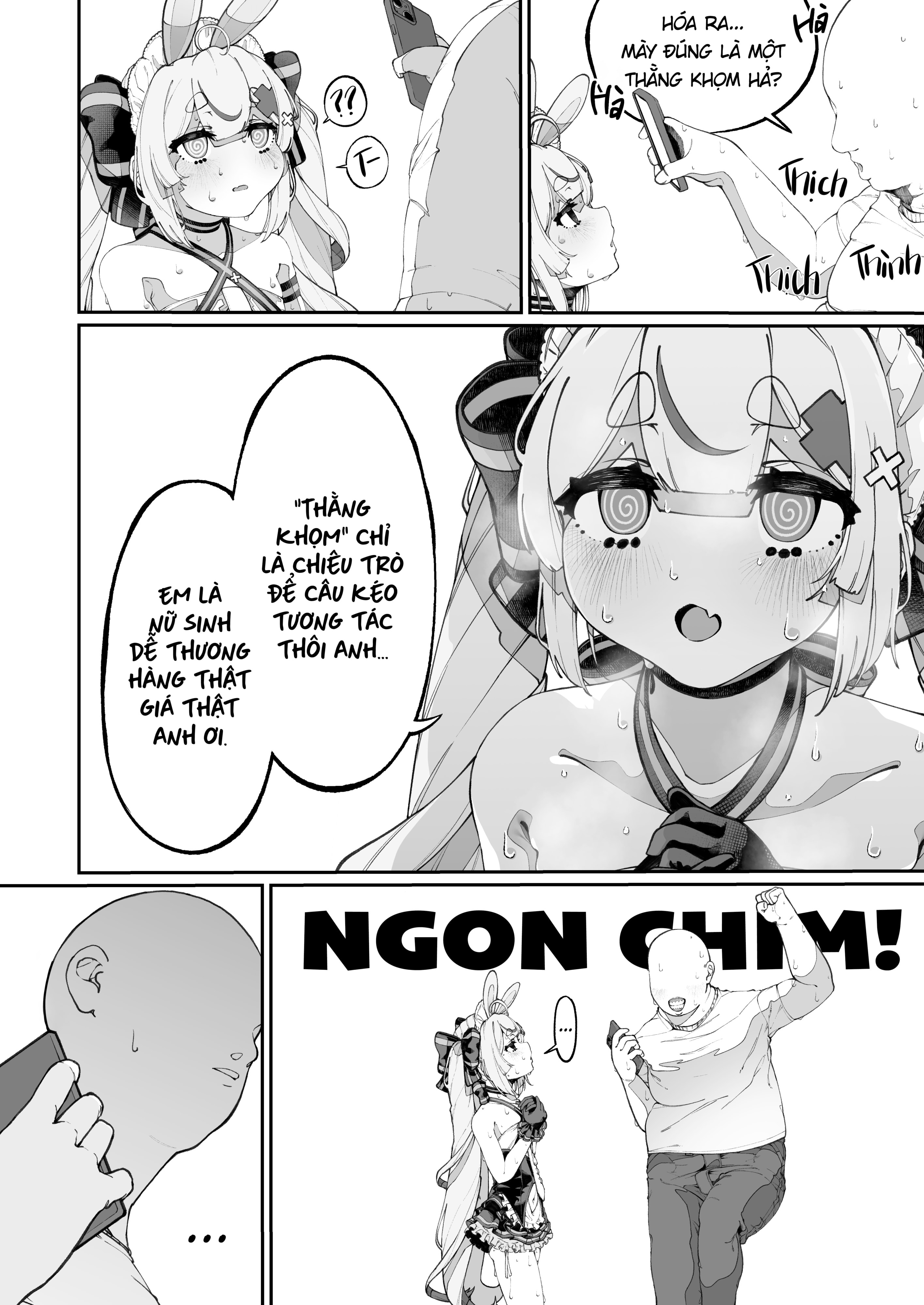 HentaiVN.net - Ảnh 6 - "Chú" Thỏ Nứng Địt Dính Thôi Miên [Không Che, Full SFX] - Chap 1