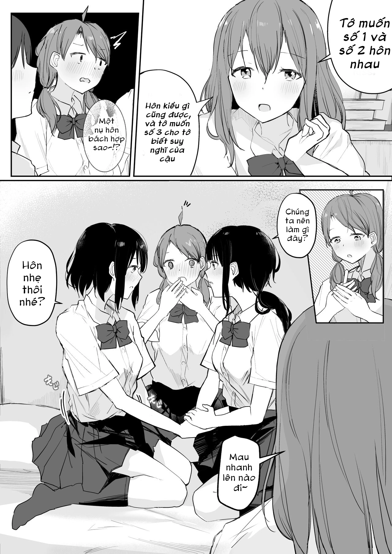 HentaiVN.net - Ảnh 11 - Yuri Zuki Joshi ga Nandemoari no Ousama Game Yatta Kekka - Chap 1