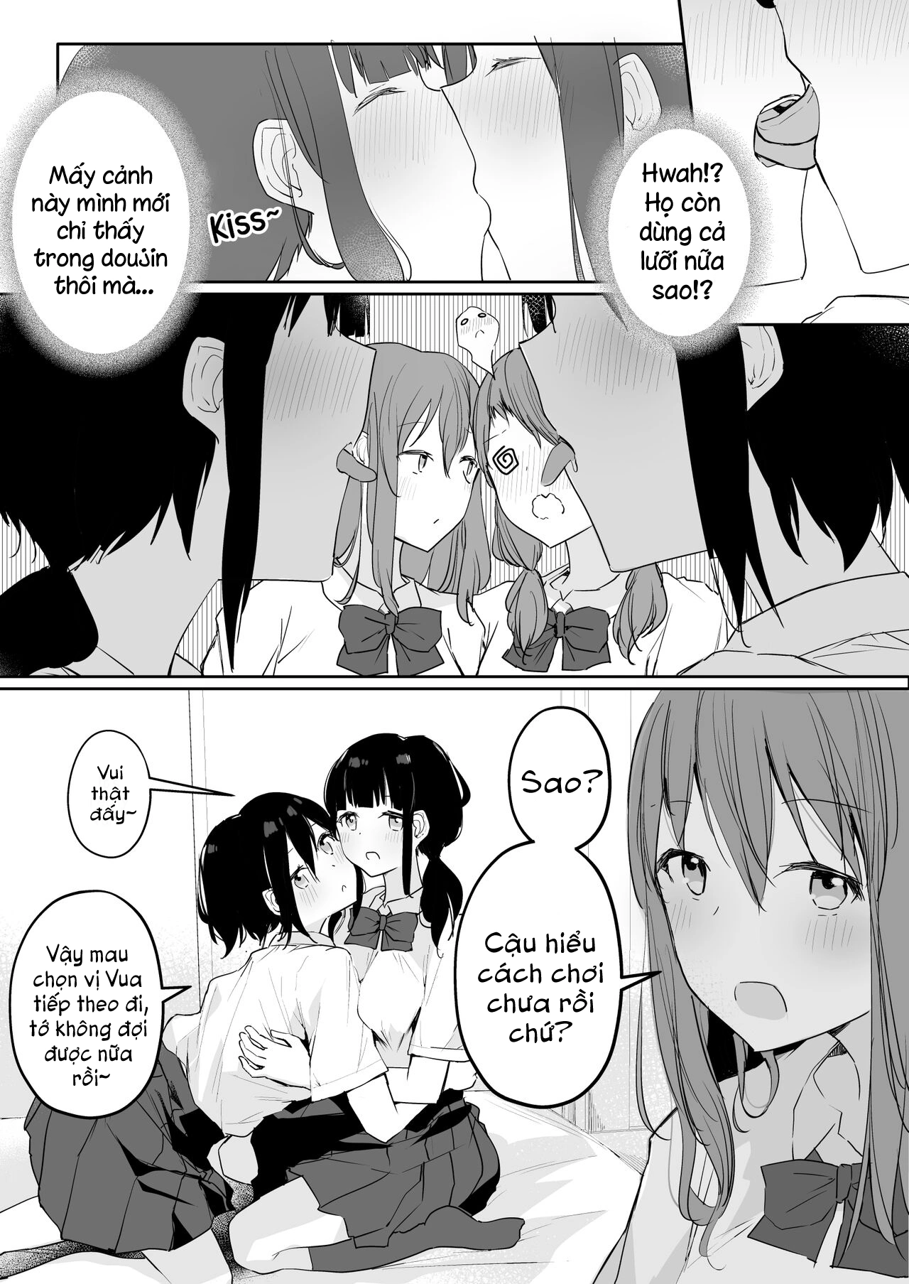 HentaiVN.net - Ảnh 14 - Yuri Zuki Joshi ga Nandemoari no Ousama Game Yatta Kekka - Chap 1