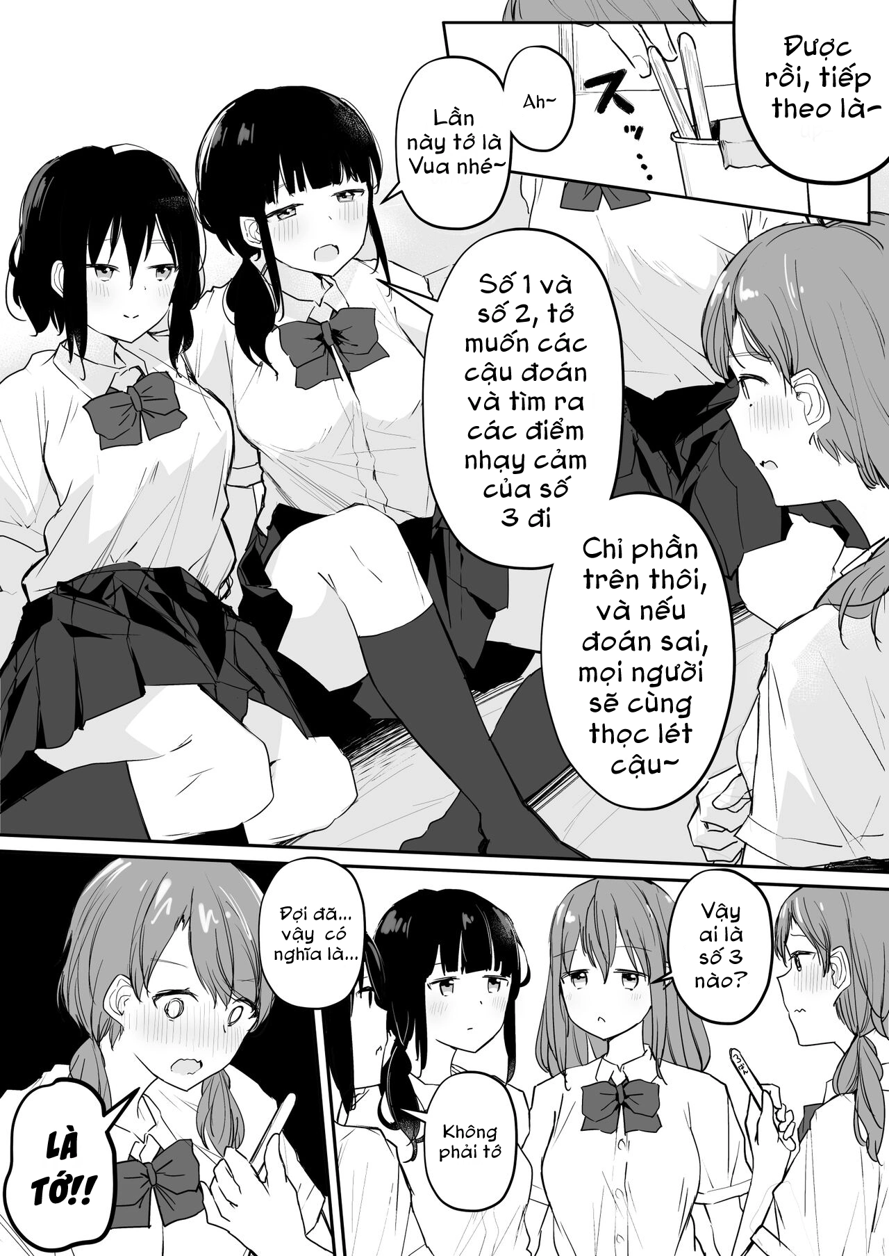 HentaiVN.net - Ảnh 15 - Yuri Zuki Joshi ga Nandemoari no Ousama Game Yatta Kekka - Chap 1