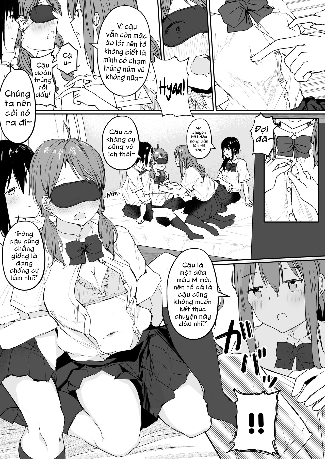 HentaiVN.net - Ảnh 22 - Yuri Zuki Joshi ga Nandemoari no Ousama Game Yatta Kekka - Chap 1