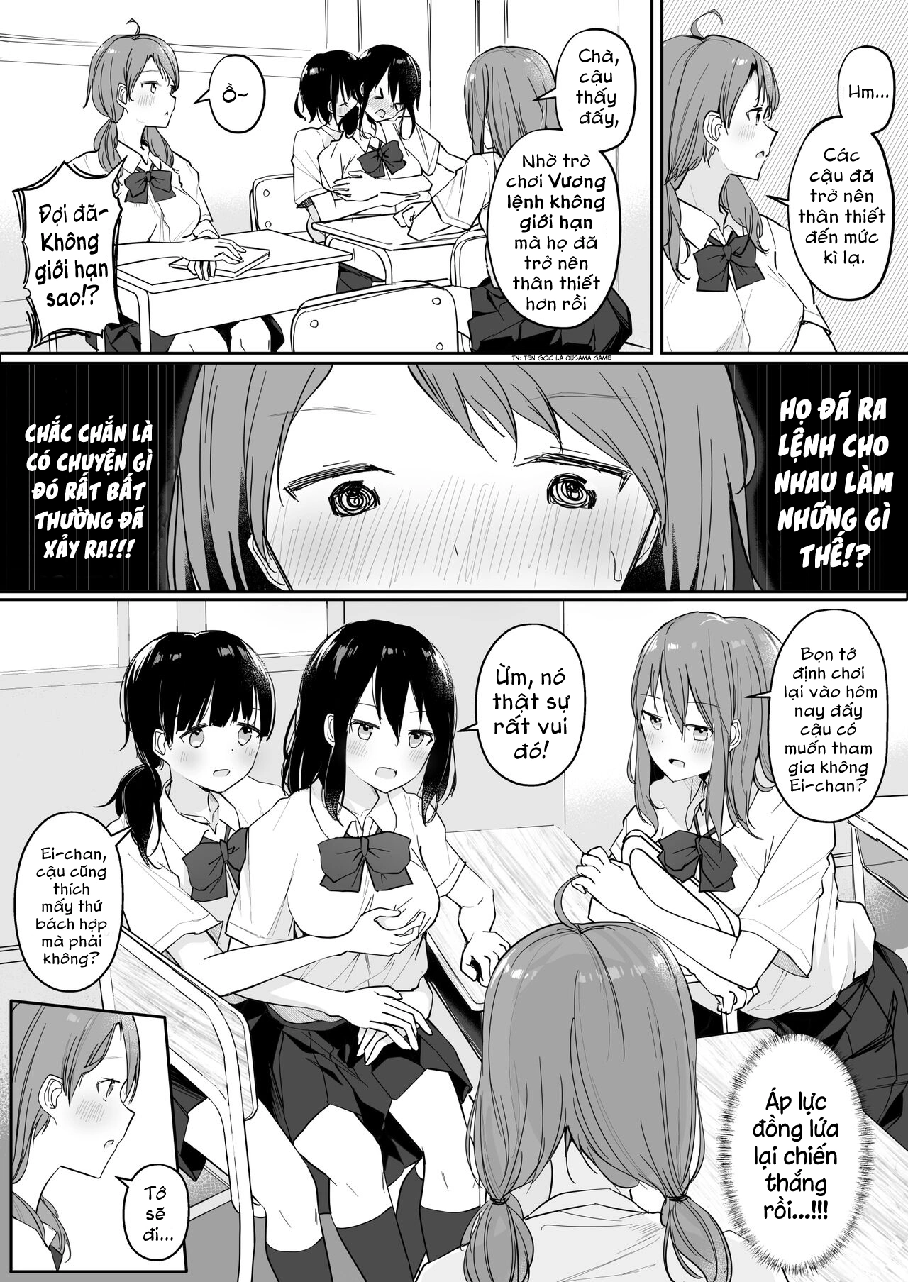HentaiVN.net - Ảnh 4 - Yuri Zuki Joshi ga Nandemoari no Ousama Game Yatta Kekka - Chap 1