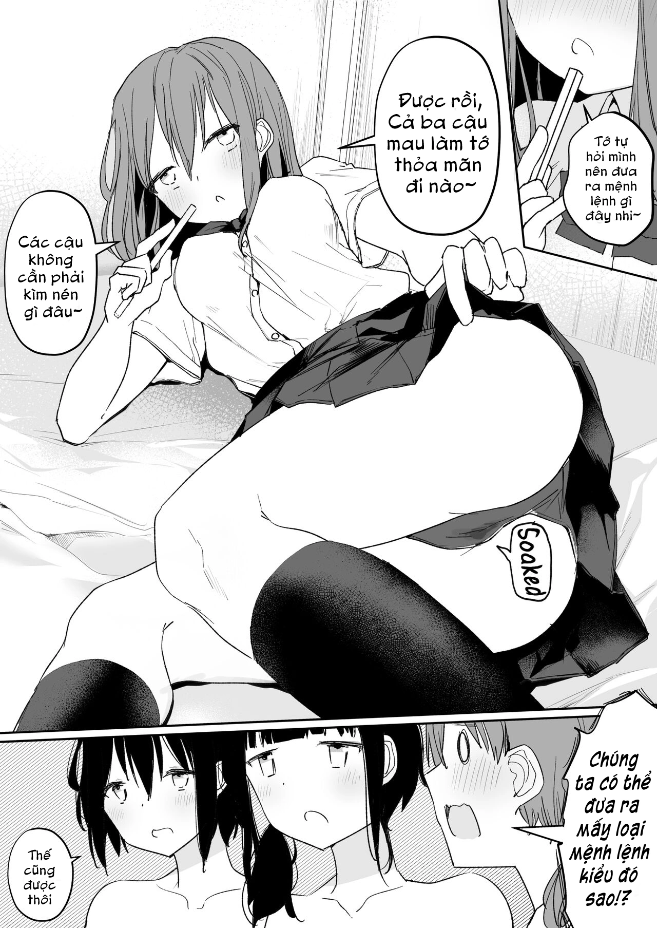 HentaiVN.net - Ảnh 49 - Yuri Zuki Joshi ga Nandemoari no Ousama Game Yatta Kekka - Chap 1