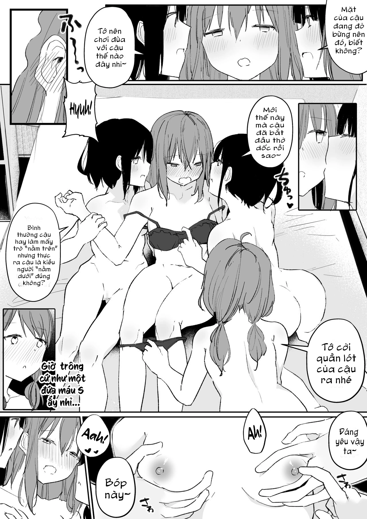 HentaiVN.net - Ảnh 51 - Yuri Zuki Joshi ga Nandemoari no Ousama Game Yatta Kekka - Chap 1