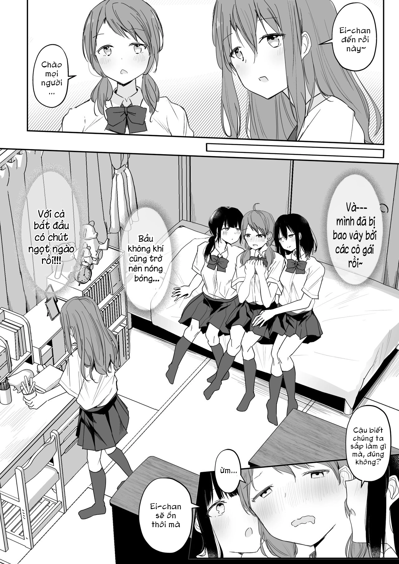 HentaiVN.net - Ảnh 7 - Yuri Zuki Joshi ga Nandemoari no Ousama Game Yatta Kekka - Chap 1