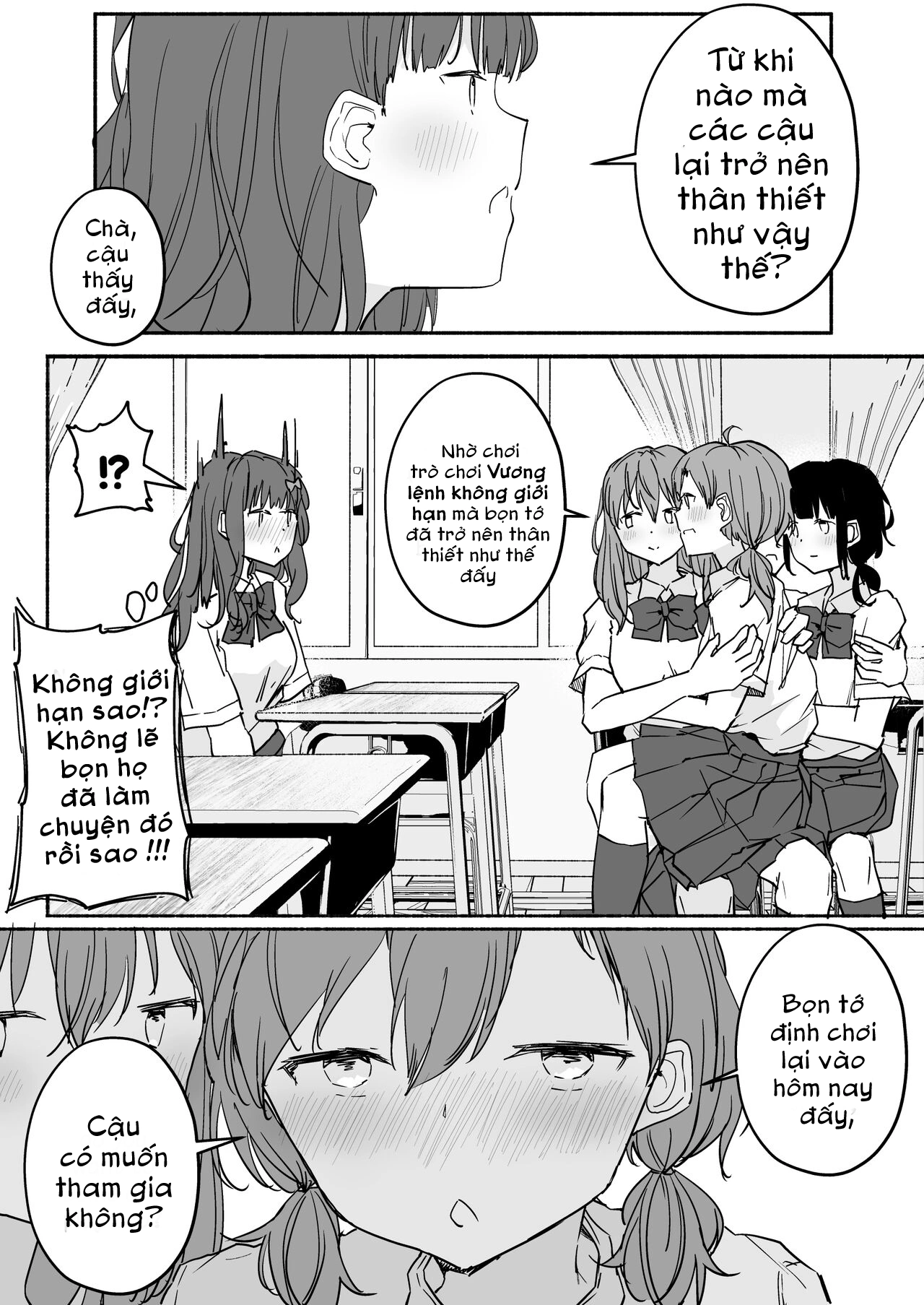 HentaiVN.net - Ảnh 68 - Yuri Zuki Joshi ga Nandemoari no Ousama Game Yatta Kekka - Chap 1