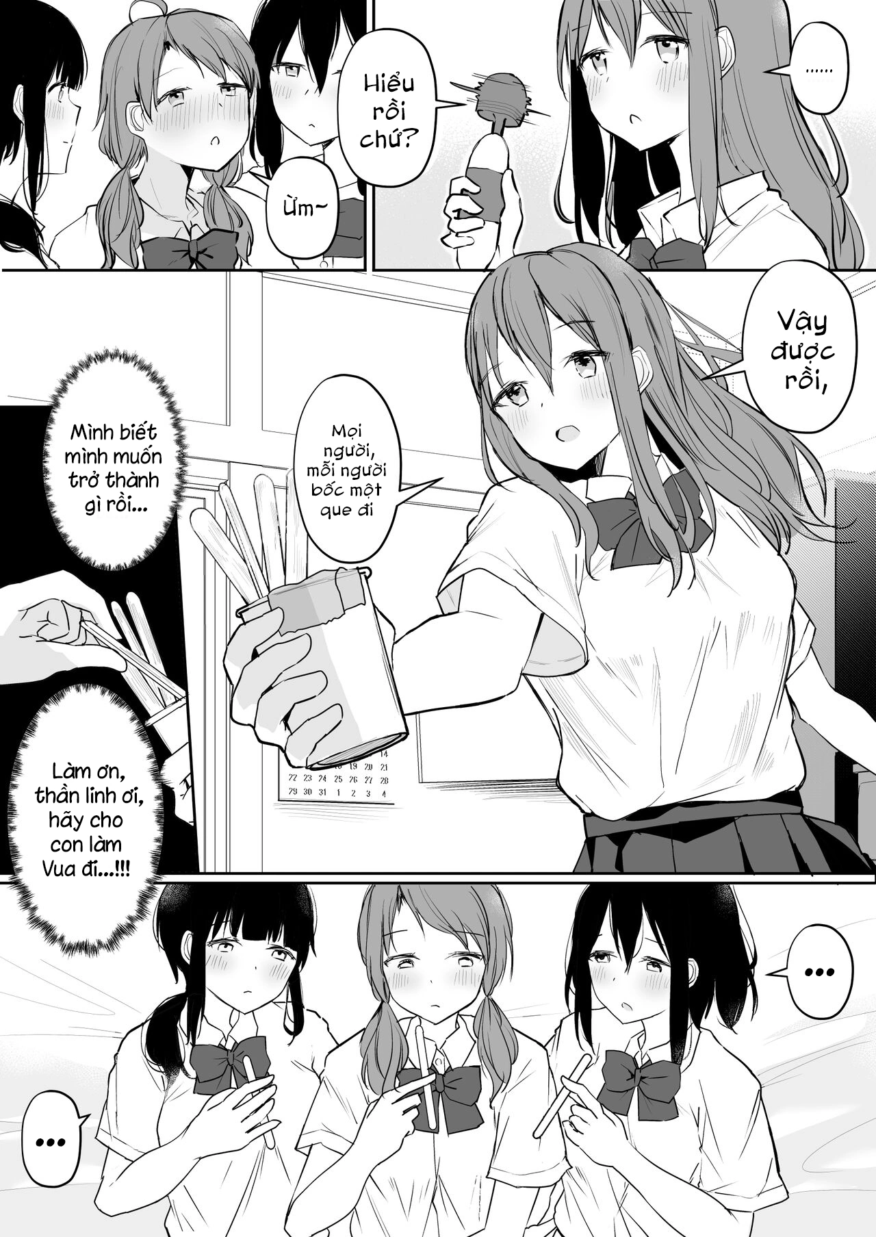 HentaiVN.net - Ảnh 9 - Yuri Zuki Joshi ga Nandemoari no Ousama Game Yatta Kekka - Chap 1