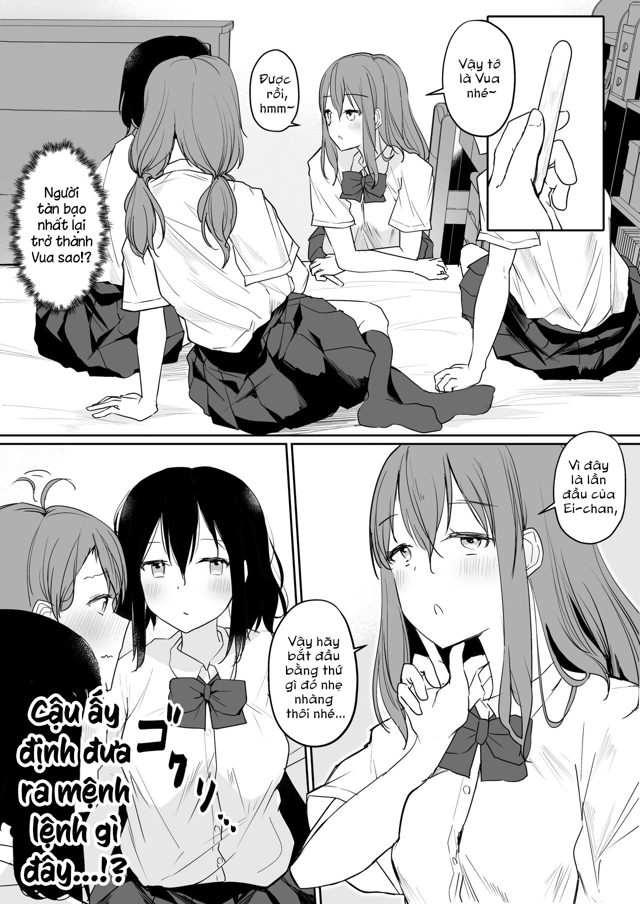 HentaiVN.net - Ảnh 10 - Yuri Zuki Joshi ga Nandemoari no Ousama Game Yatta Kekka - Chap 1