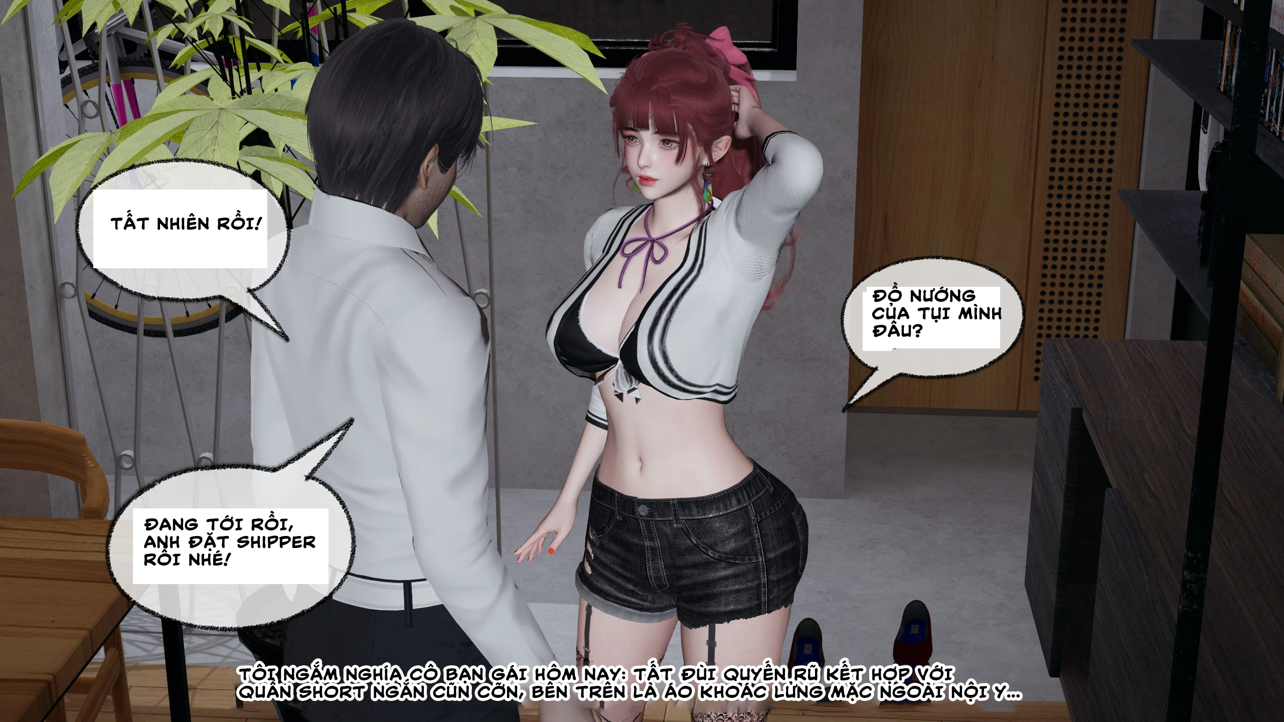 HentaiVN.net - Ảnh 19 - Cô bạn gái ngốc nghêch của tôi - Chap 1