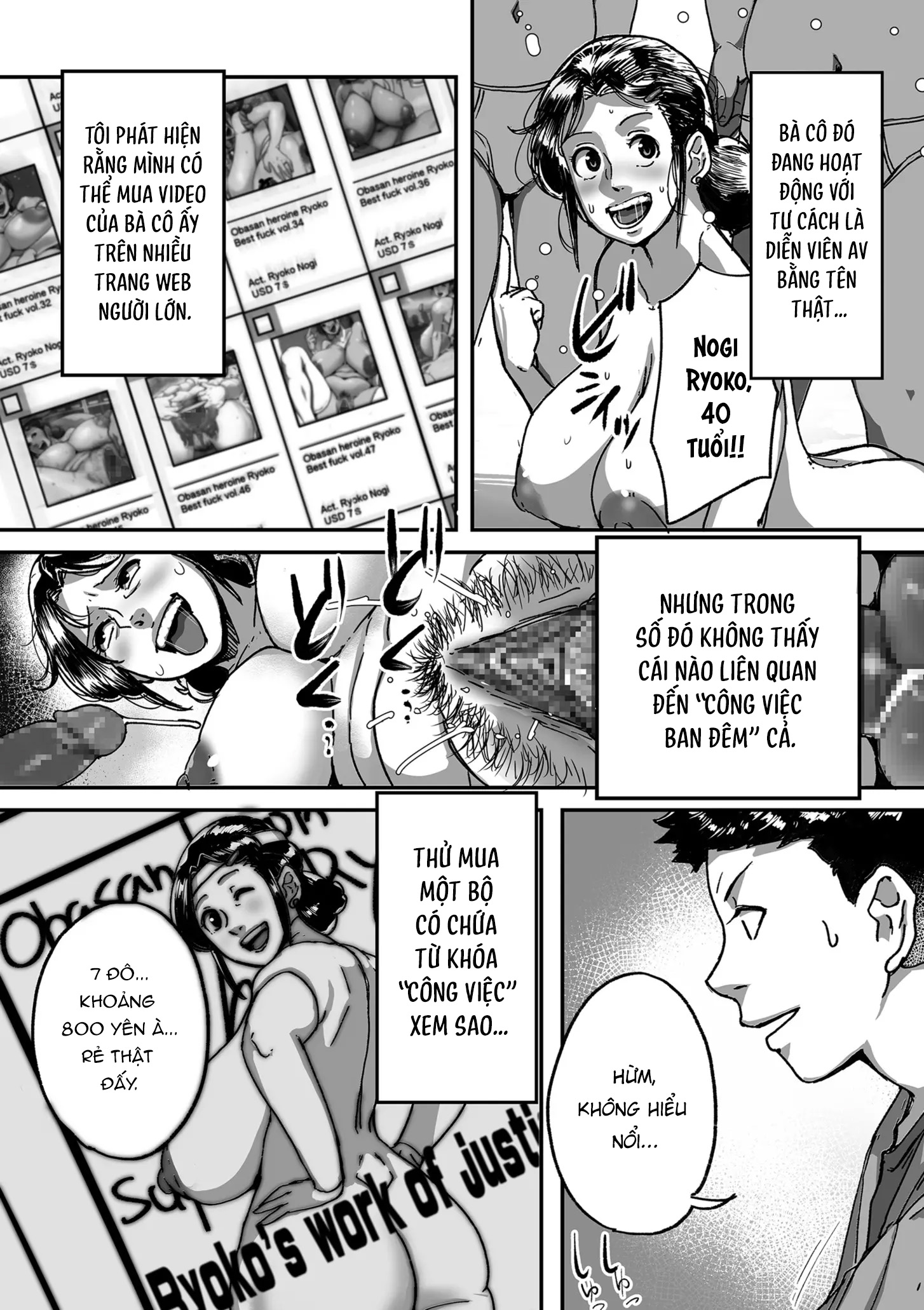 HentaiVN.net - Ảnh 10 - Bà cô Ryoko chỉ muốn làm tình - Chap 3