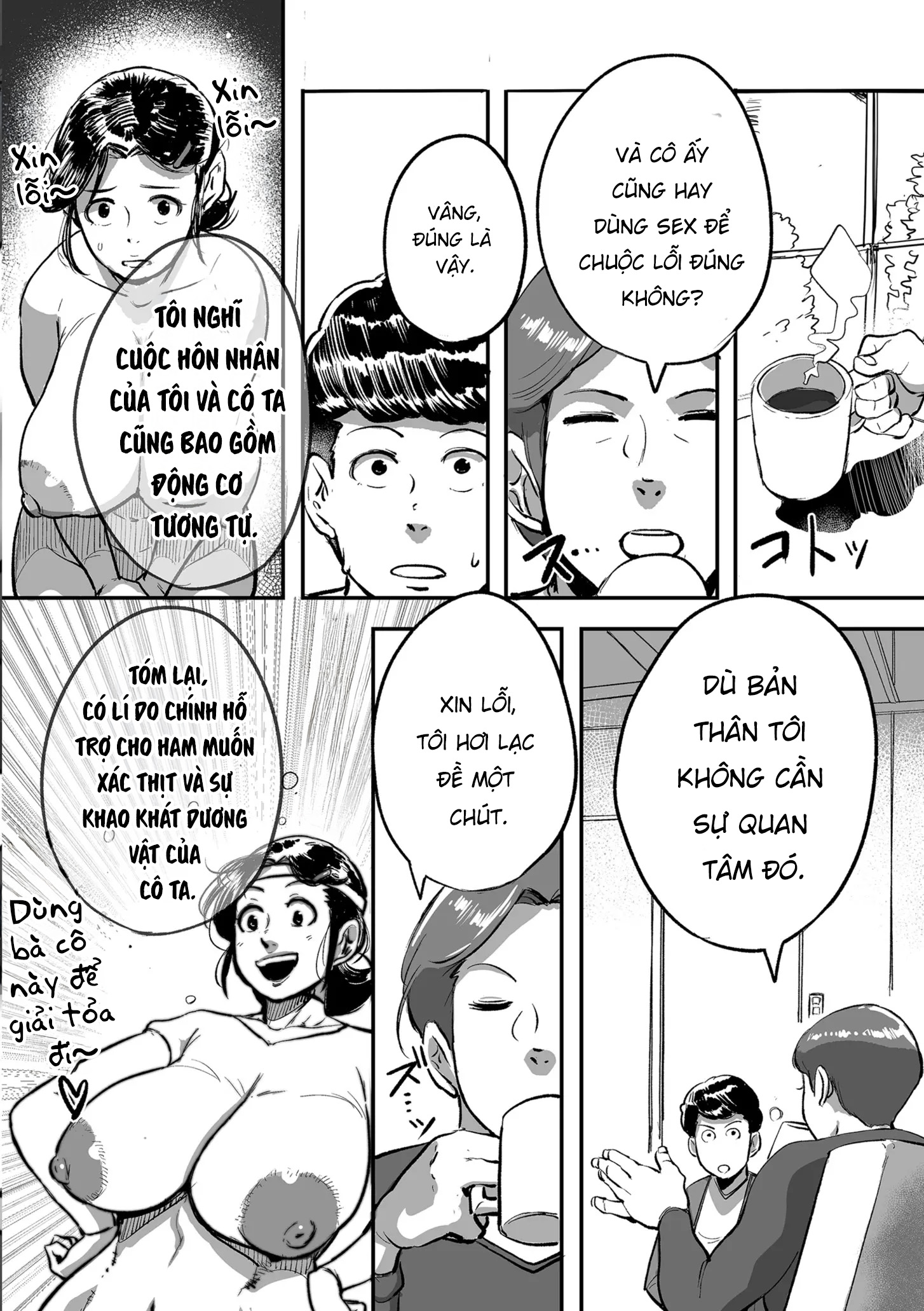 HentaiVN.net - Ảnh 12 - Bà cô Ryoko chỉ muốn làm tình - Chap 7