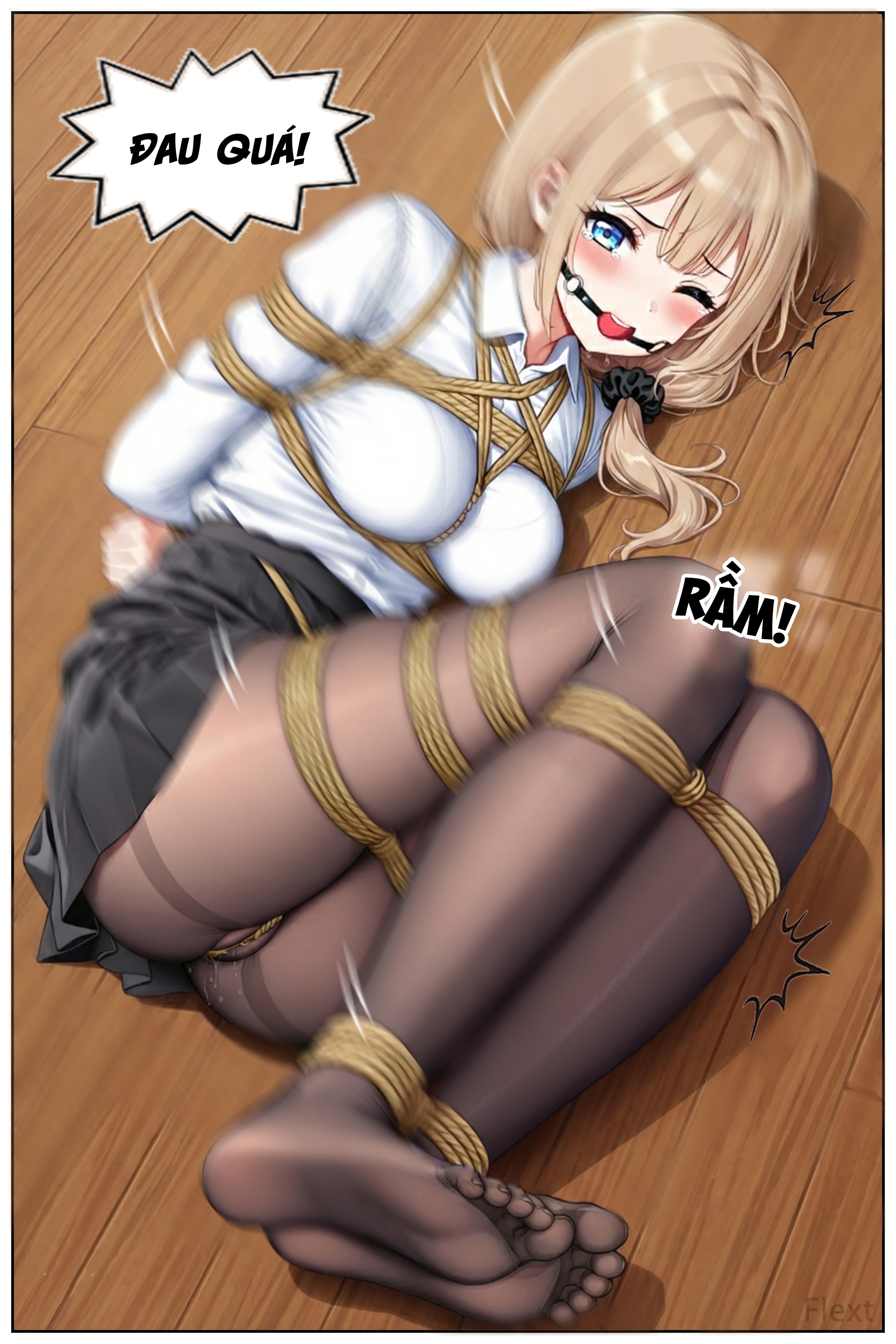 HentaiVN.net - Ảnh 17 - Đắm chìm trong dục vọng dây thừng - Chap 1