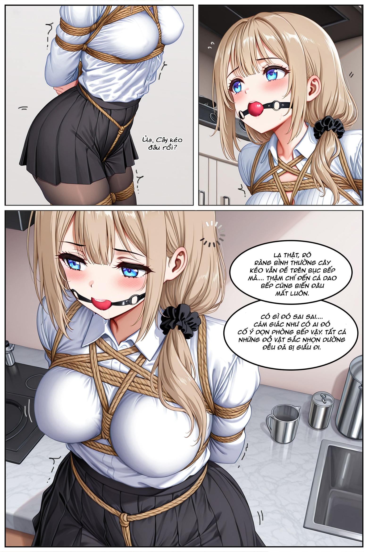 HentaiVN.net - Ảnh 21 - Đắm chìm trong dục vọng dây thừng - Chap 1