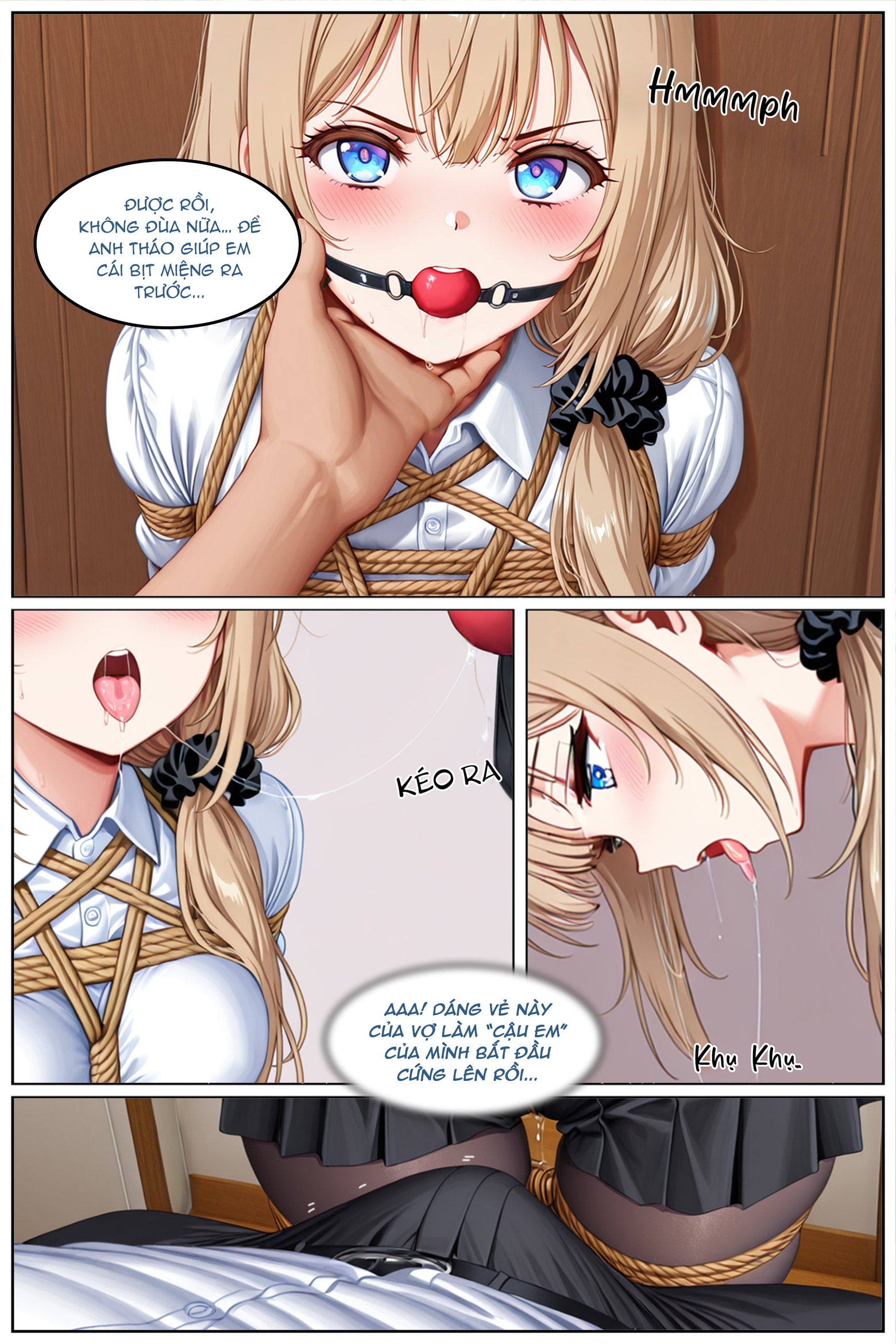 HentaiVN.net - Ảnh 5 - Đắm chìm trong dục vọng dây thừng - Chap 2