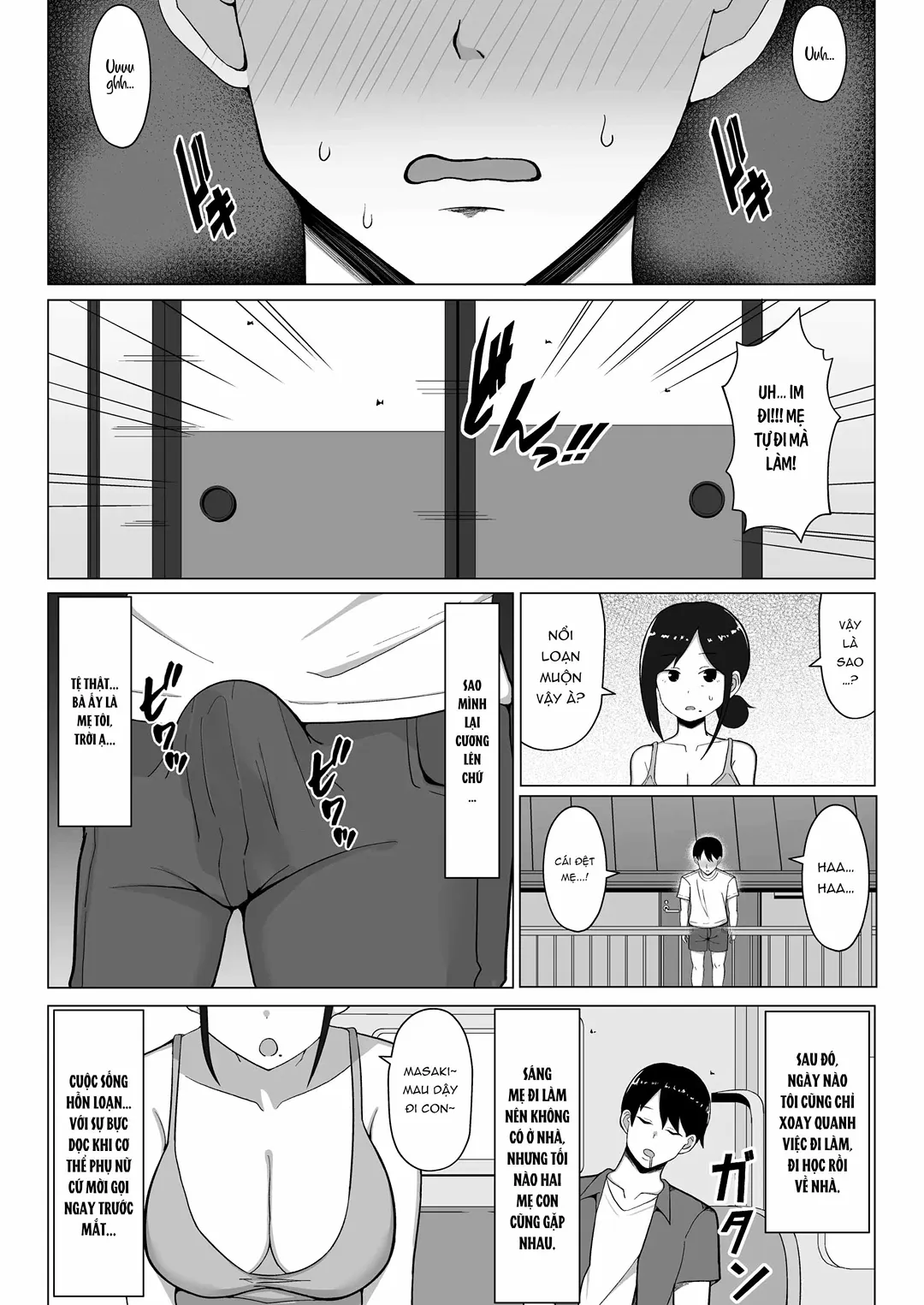 HentaiVN.net - Ảnh 11 - Ở cùng mẹ trong căn phòng 7m² - Chap 1