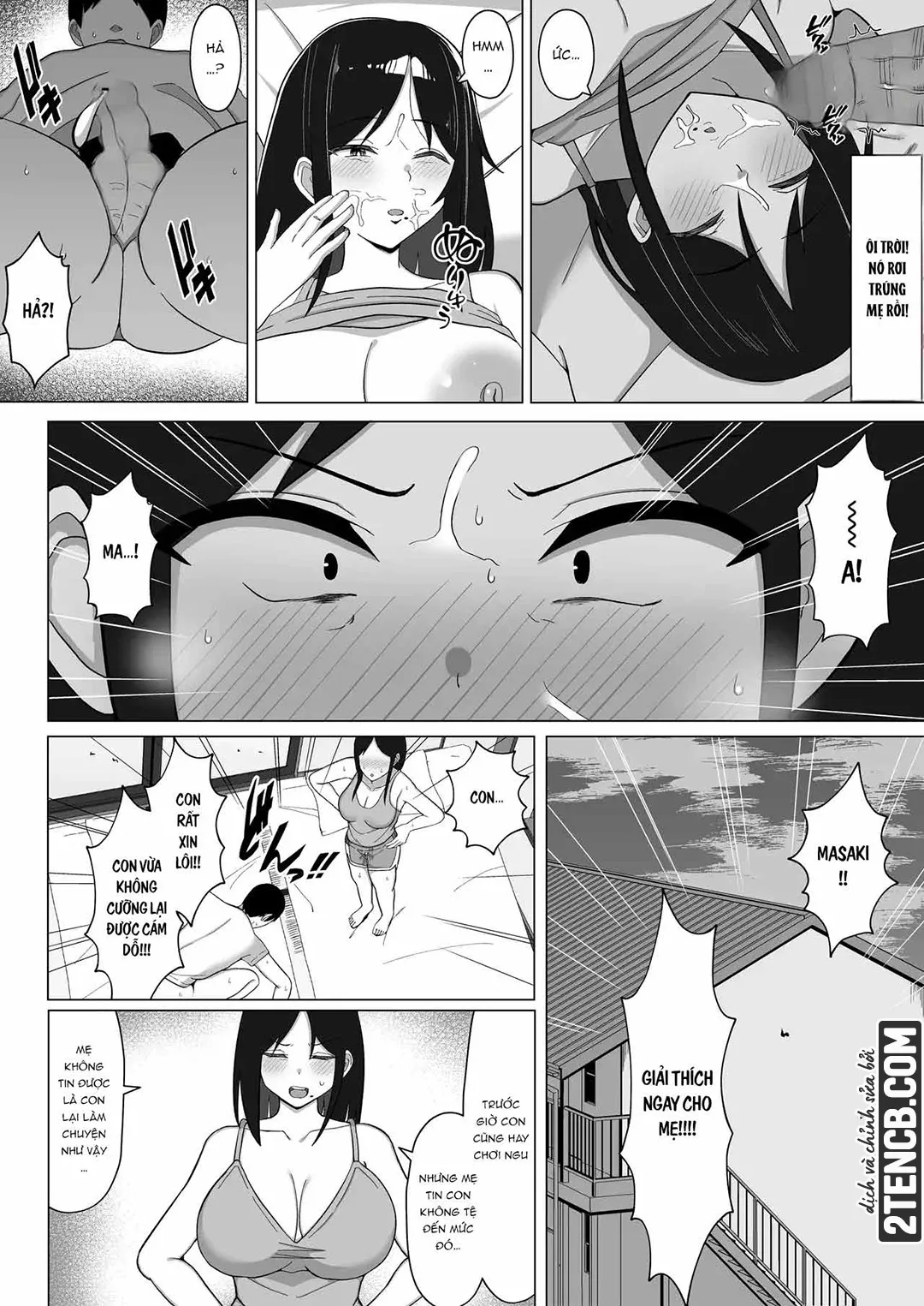 HentaiVN.net - Ảnh 15 - Ở cùng mẹ trong căn phòng 7m² - Chap 1