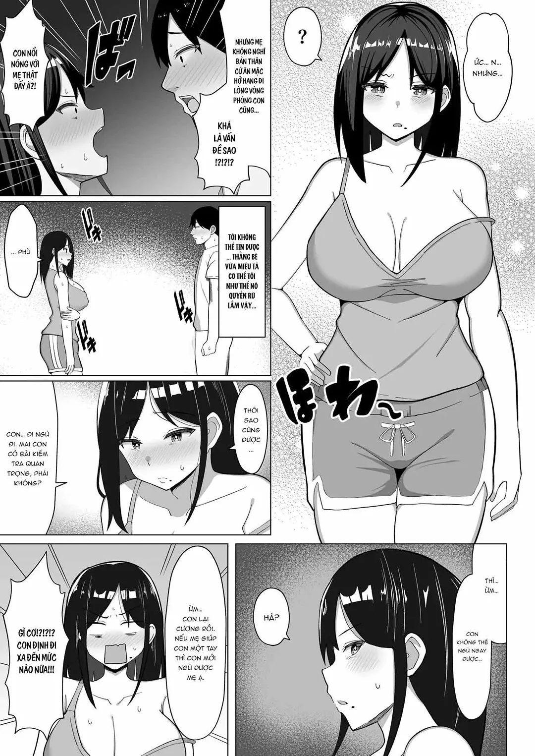 HentaiVN.net - Ảnh 16 - Ở cùng mẹ trong căn phòng 7m² - Chap 1