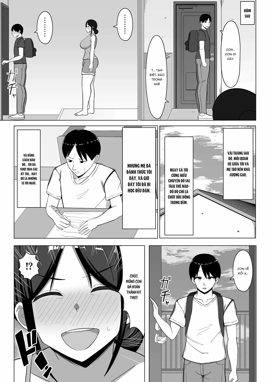 HentaiVN.net - Ảnh 22 - Ở cùng mẹ trong căn phòng 7m² - Chap 1