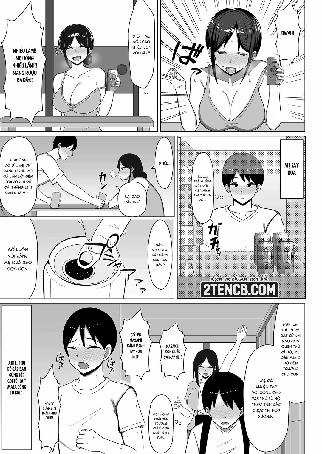 HentaiVN.net - Ảnh 24 - Ở cùng mẹ trong căn phòng 7m² - Chap 1