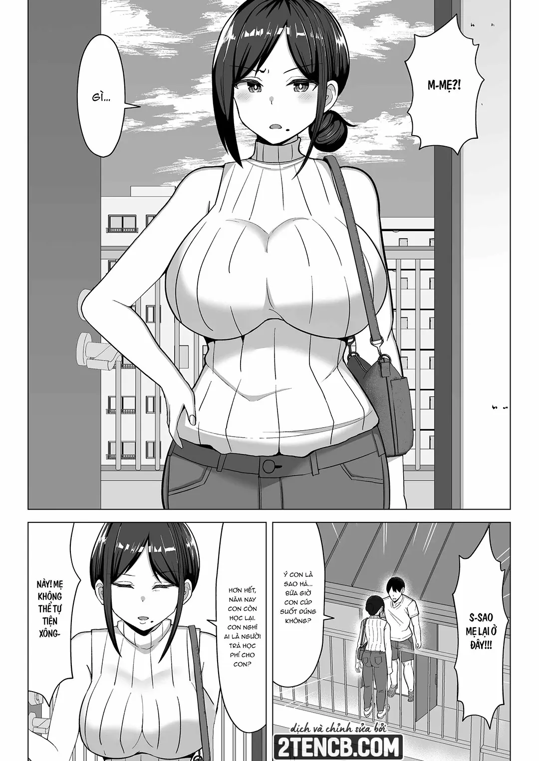 HentaiVN.net - Ảnh 3 - Ở cùng mẹ trong căn phòng 7m² - Chap 1